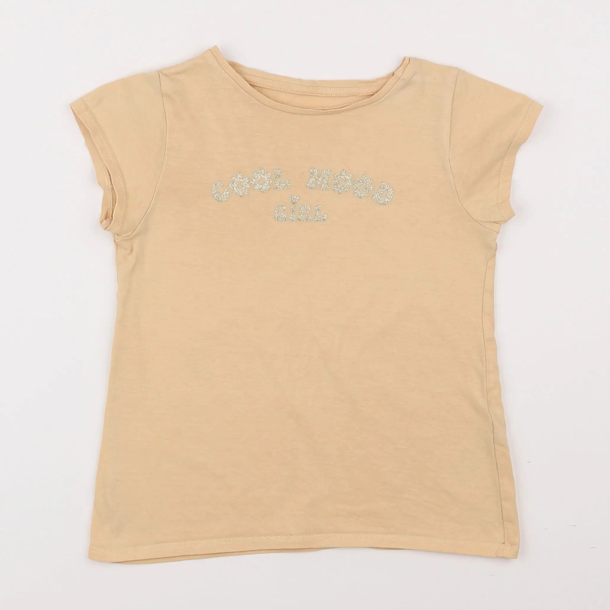 Vertbaudet - tee-shirt jaune, or - 8 ans