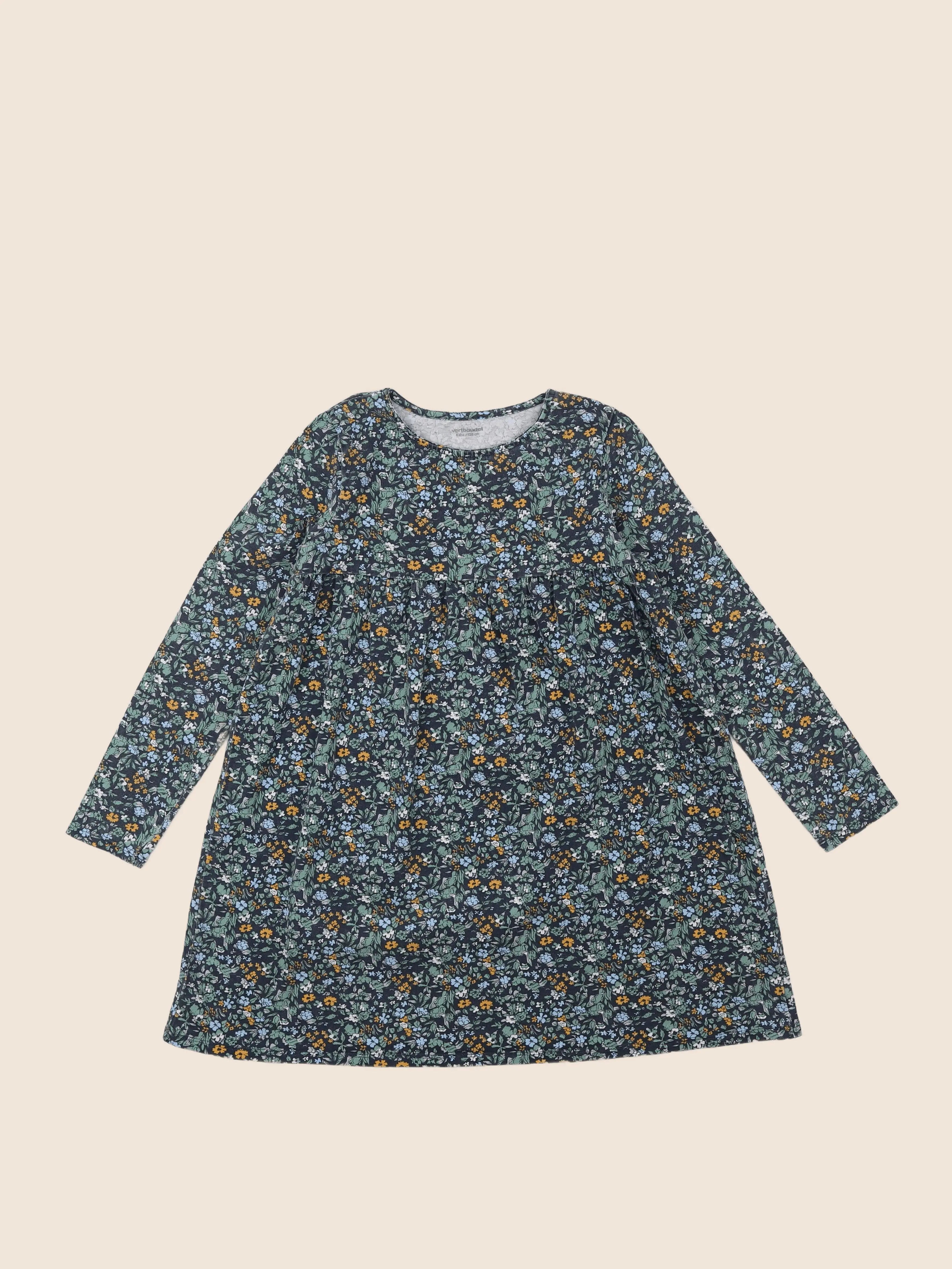 Vertbaudet - robe multicolore - 8 ans