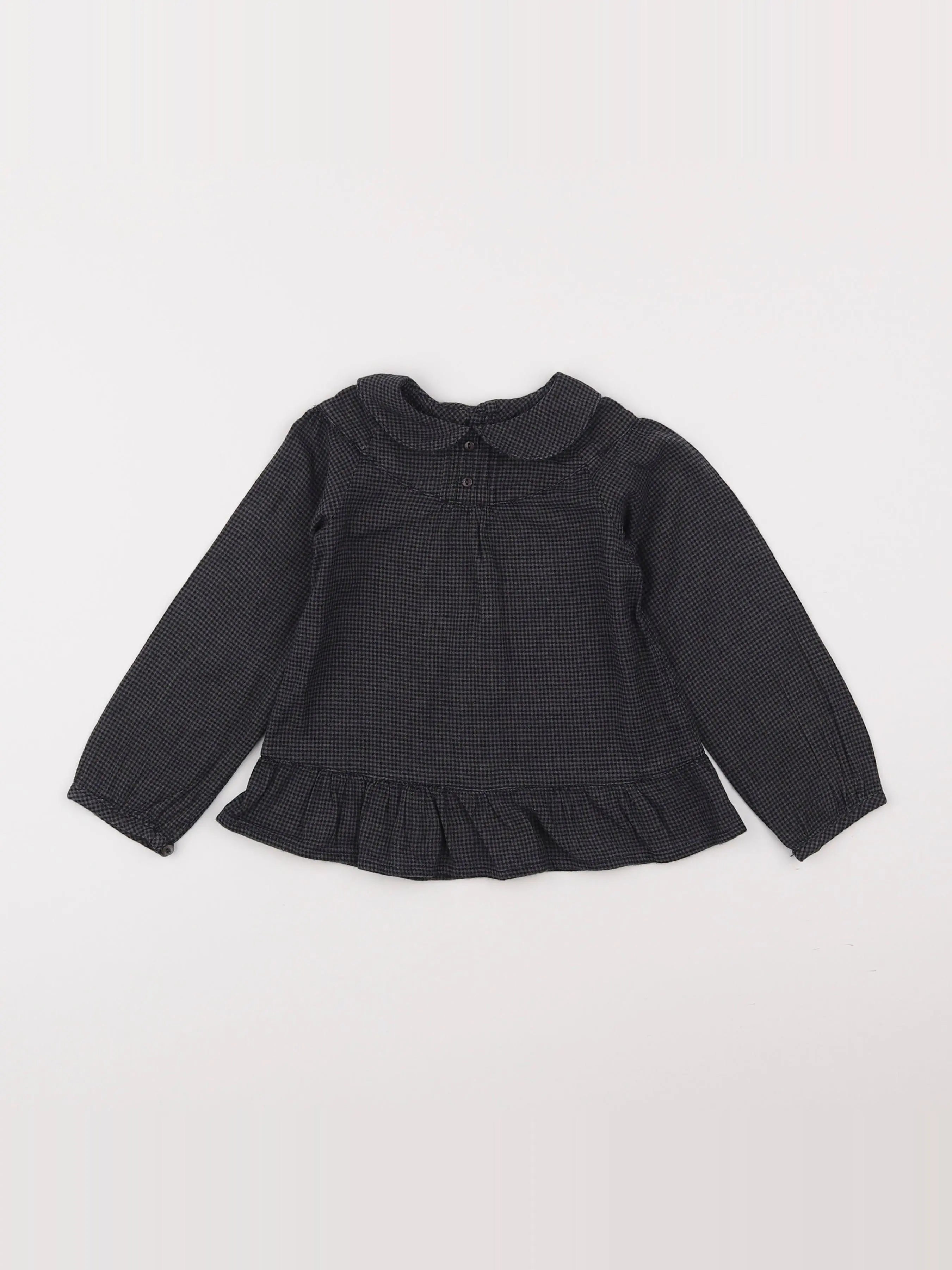 Natalys - blouse gris - 18 mois