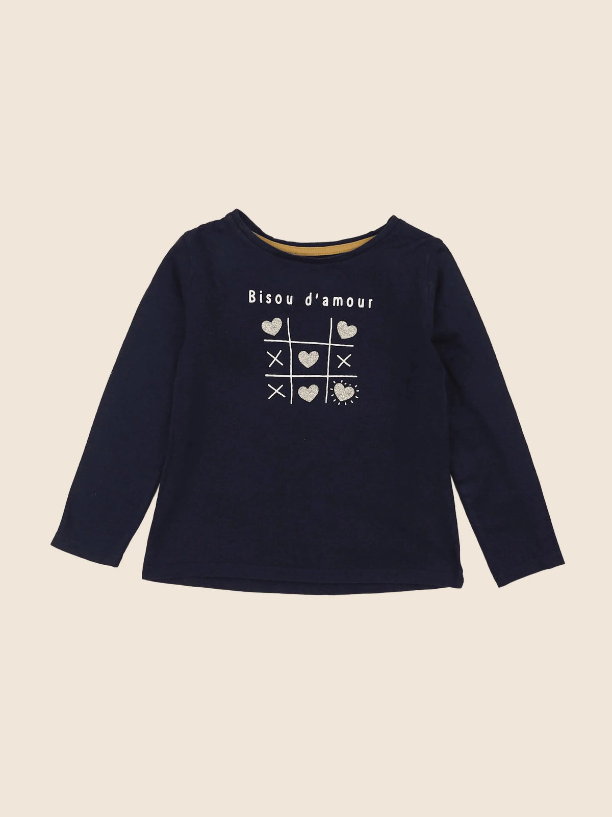 Vertbaudet - tee-shirt bleu - 4 ans