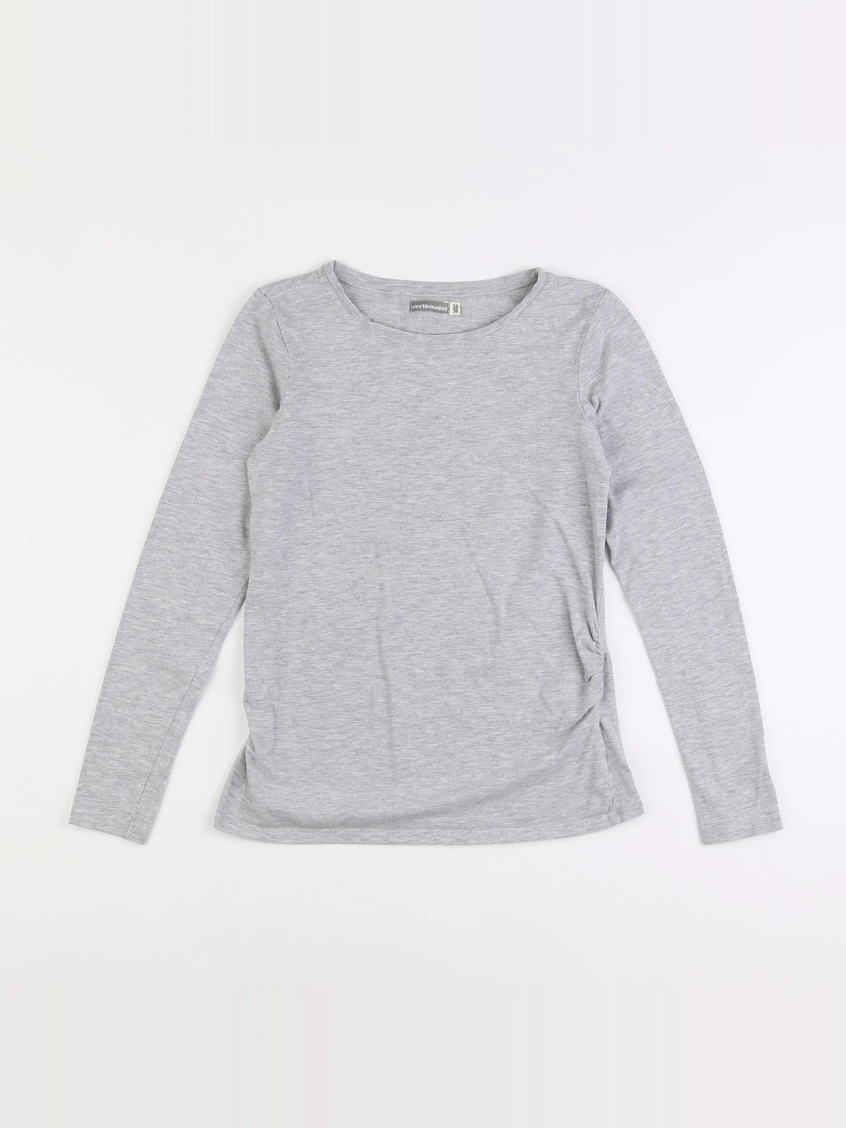 Vertbaudet - tee-shirt grossesse gris - 34 à 36