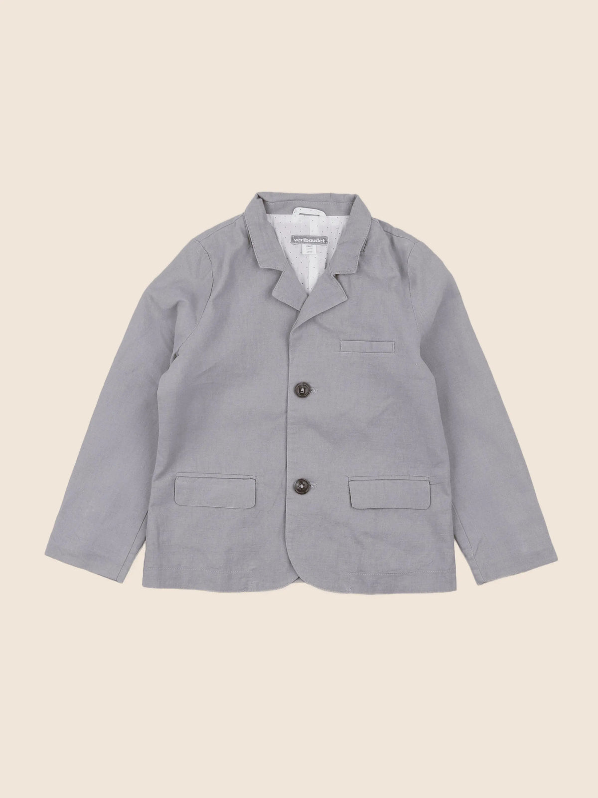 Vertbaudet - veste gris - 4 ans