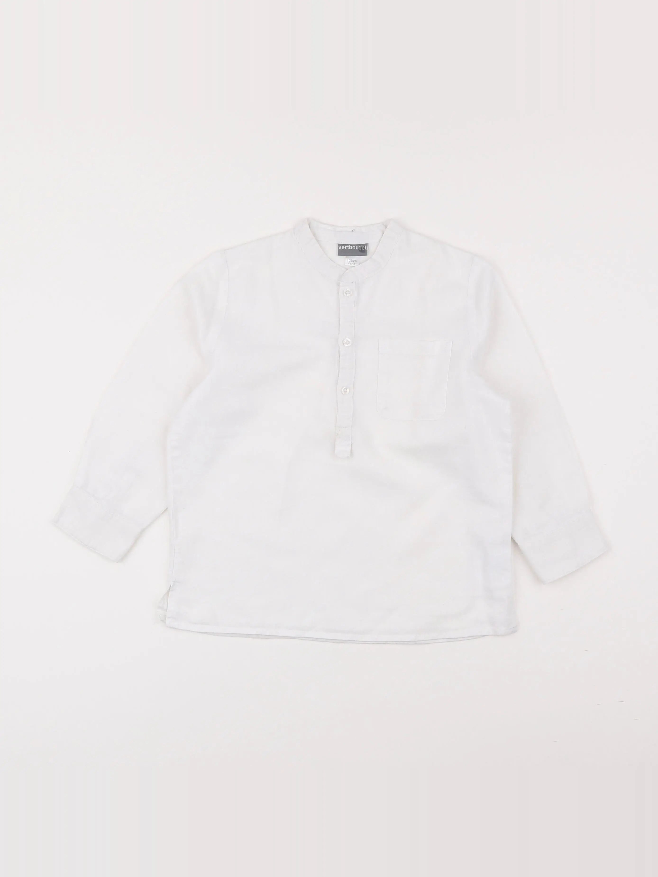 Vertbaudet - chemise blanc - 4 ans