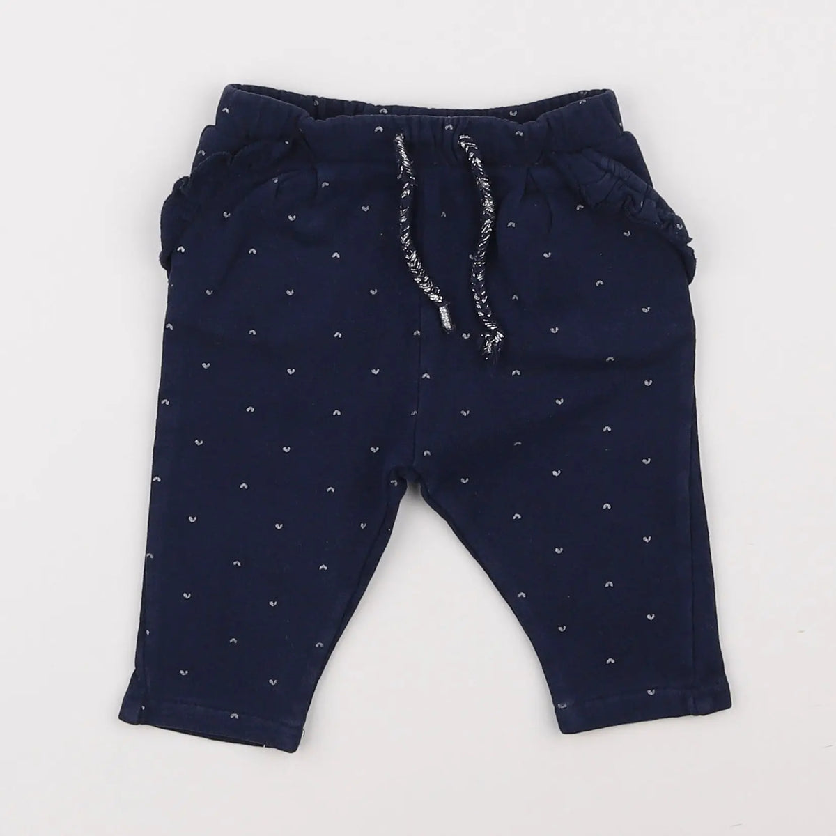 Vertbaudet - pantalon bleu - 6 mois