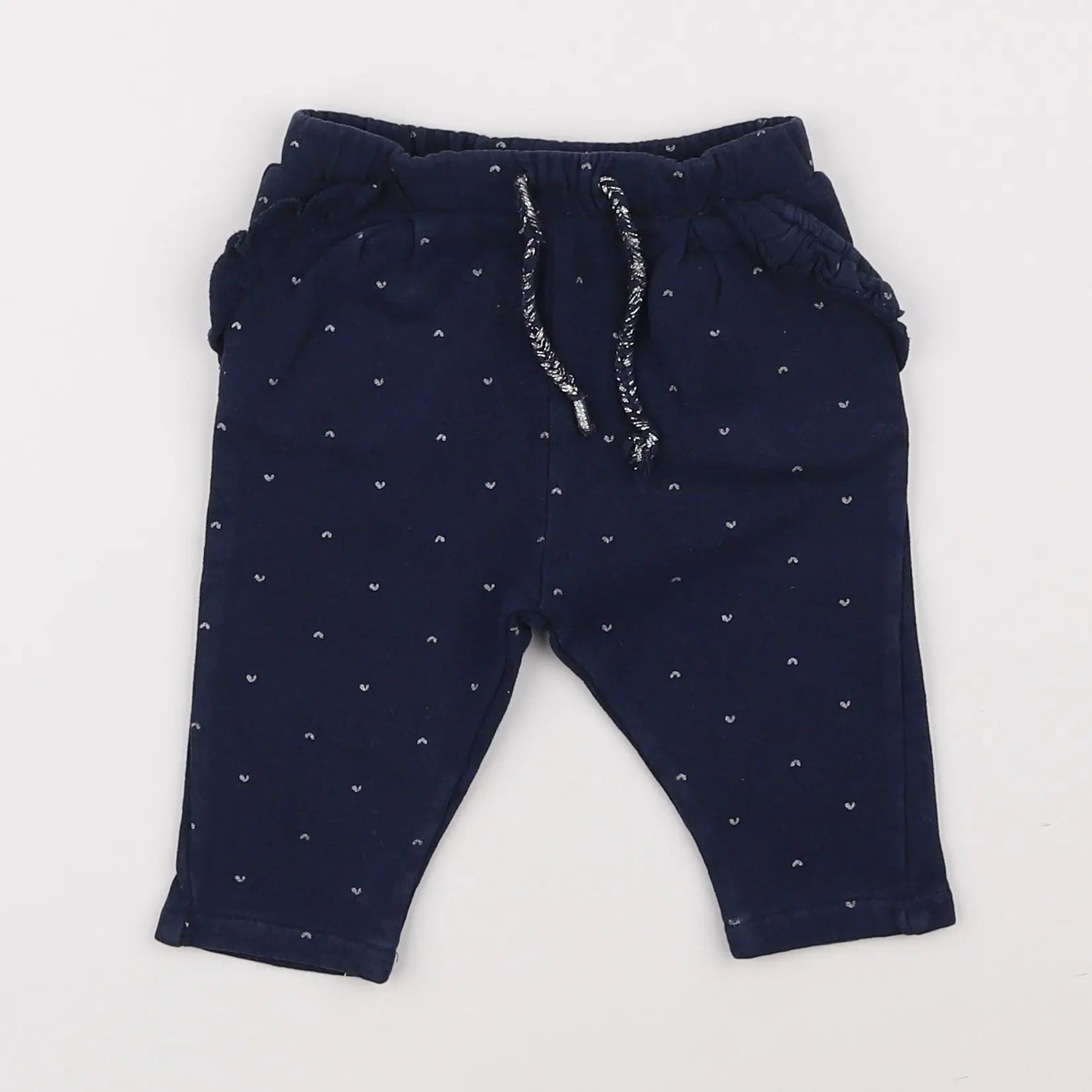 Vertbaudet - pantalon bleu - 6 mois