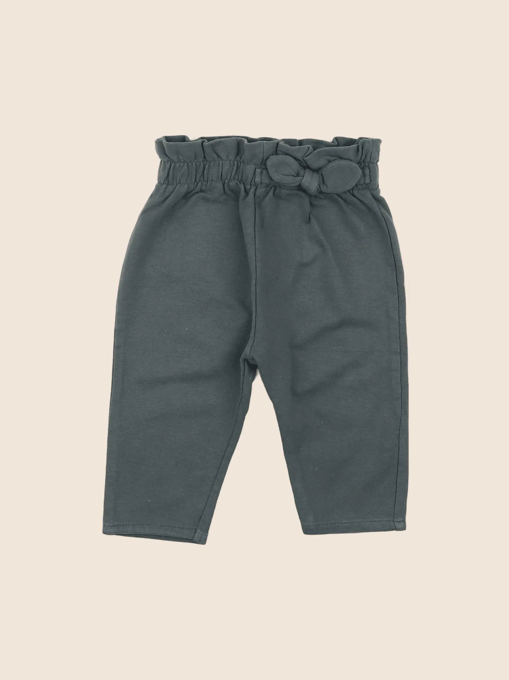 Vertbaudet - pantalon vert - 6 mois