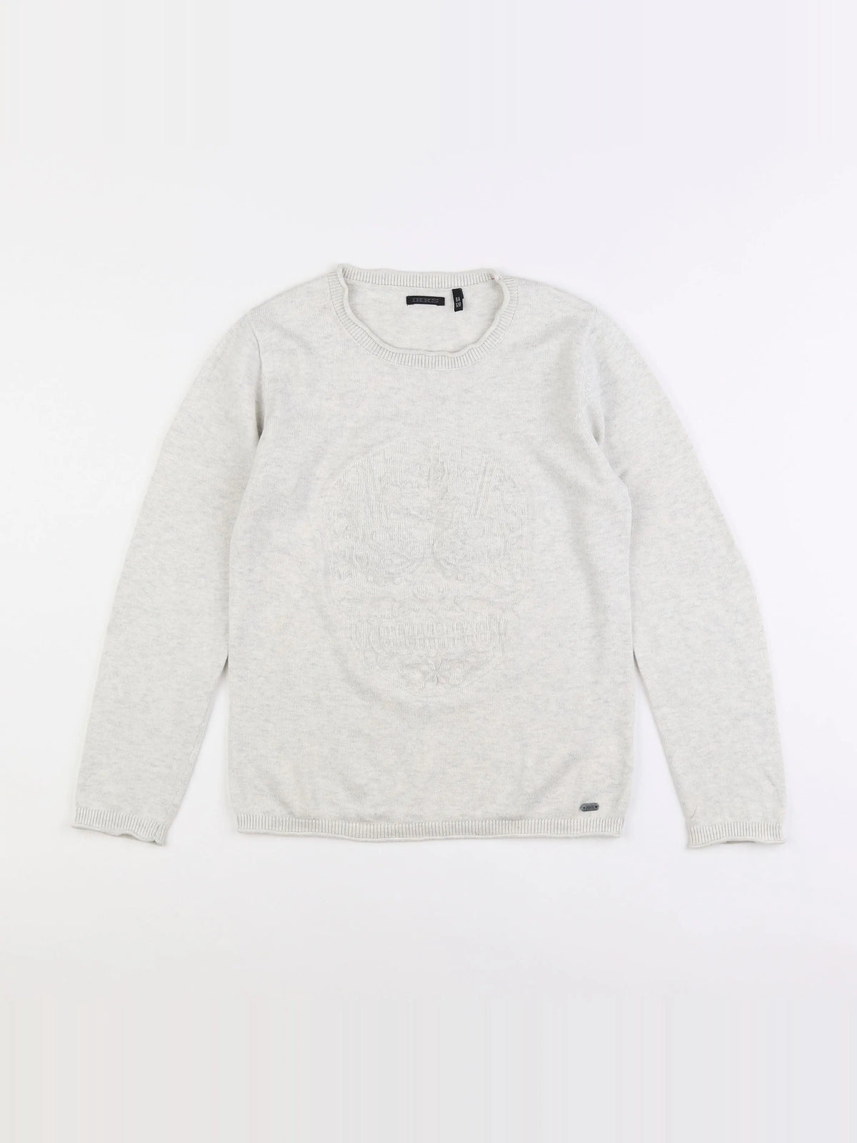 IKKS - pull gris - 8 ans