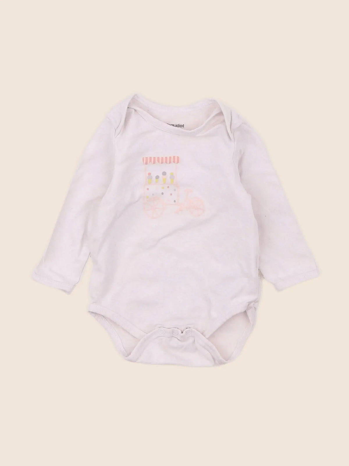 Vertbaudet - body rose - 3 mois