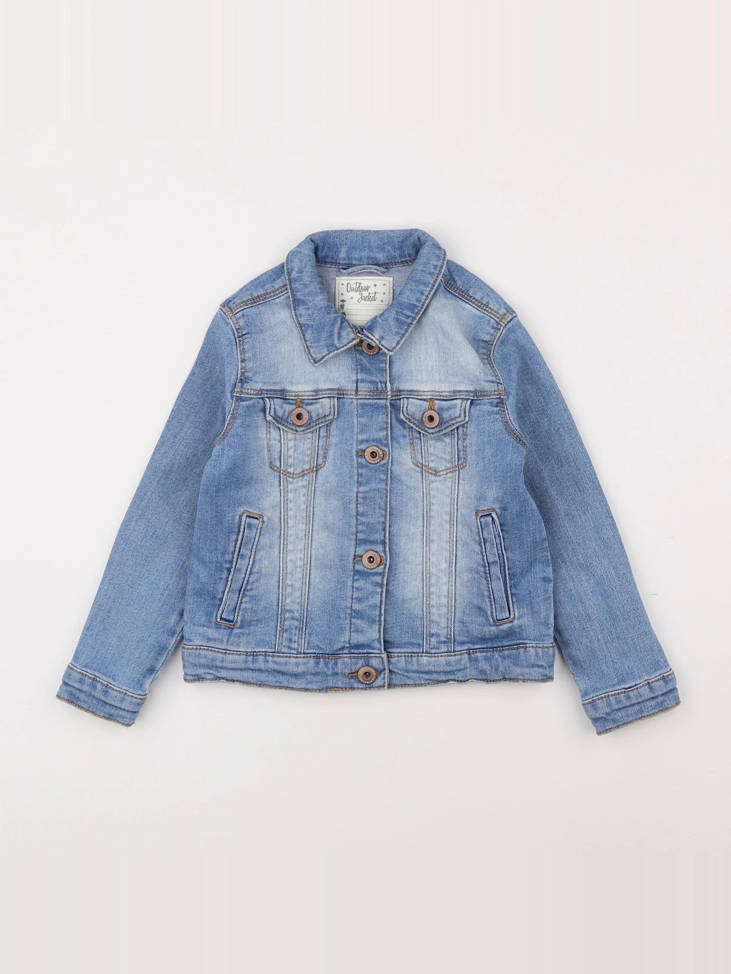 Vertbaudet - veste bleu - 4 ans