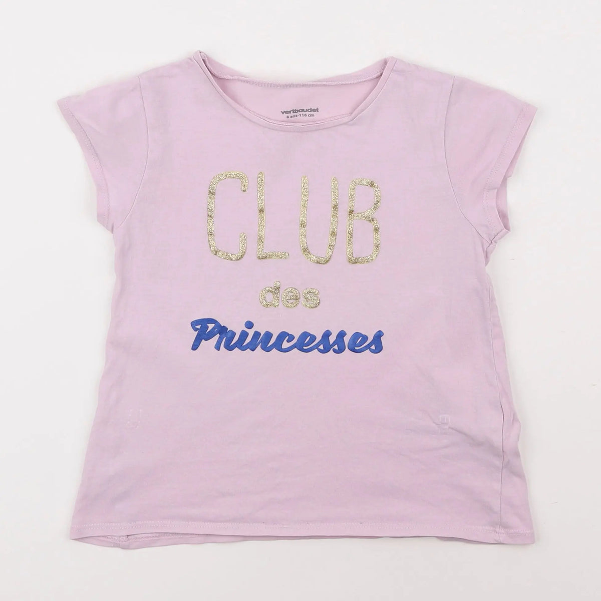 Vertbaudet - tee-shirt rose - 6 ans