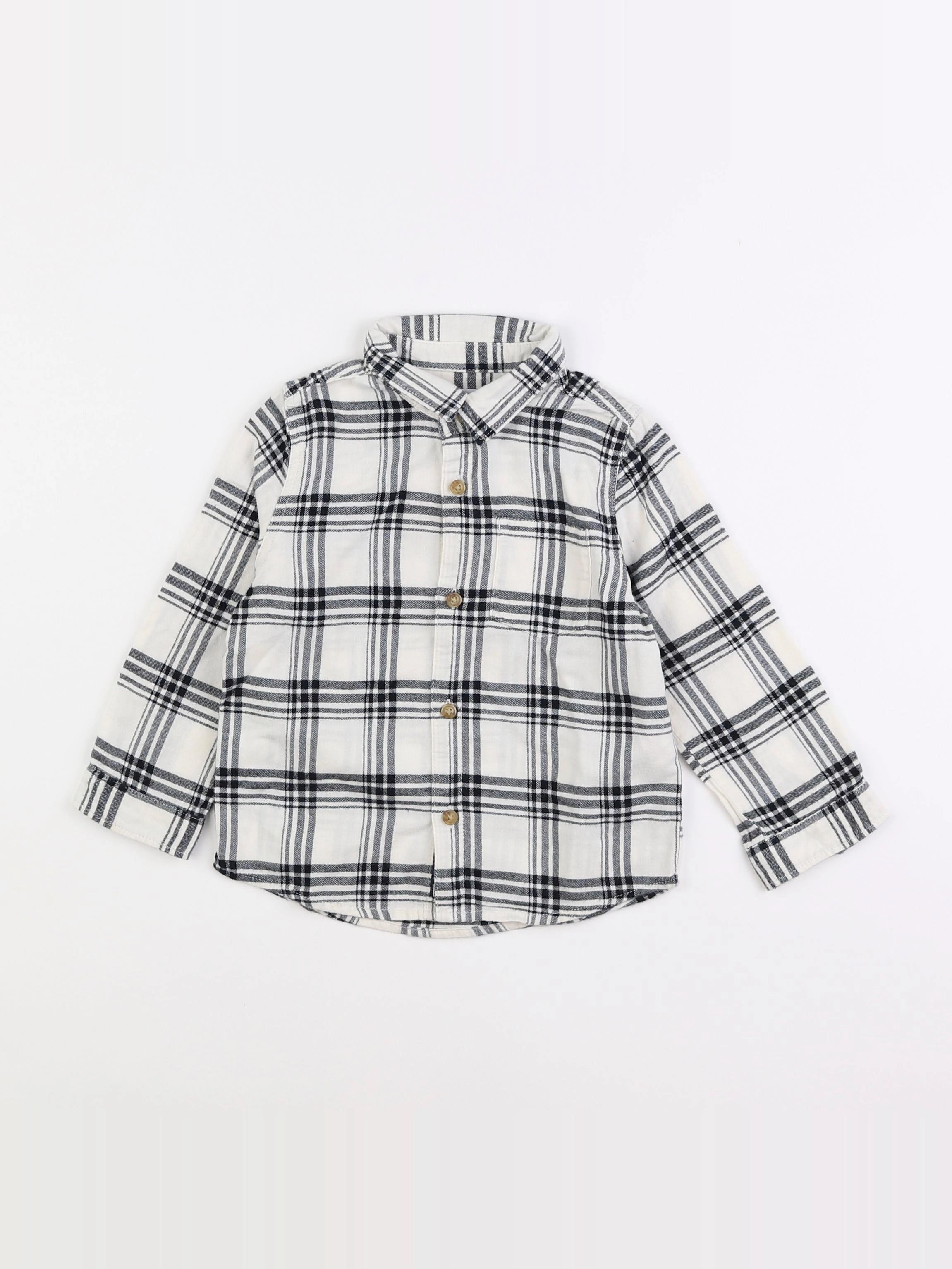 Zara - chemise blanc - 2/3 ans