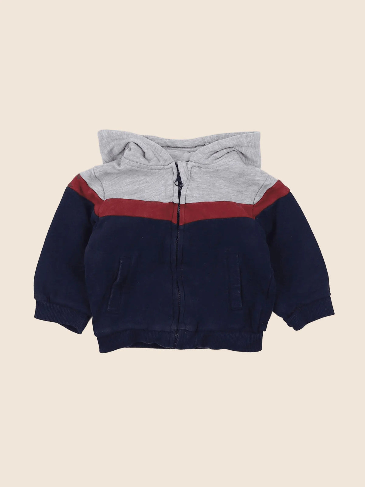 Vertbaudet - sweat bleu - 6 mois