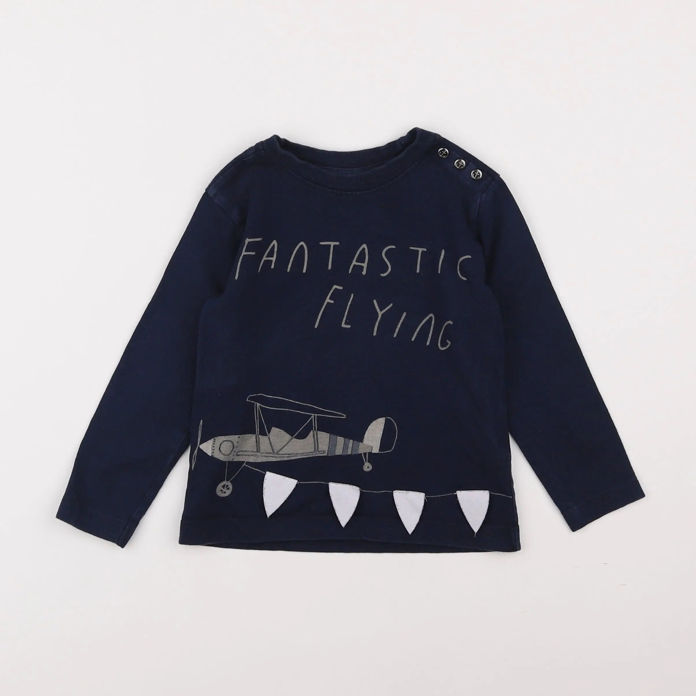 Vertbaudet - tee-shirt bleu - 3 ans