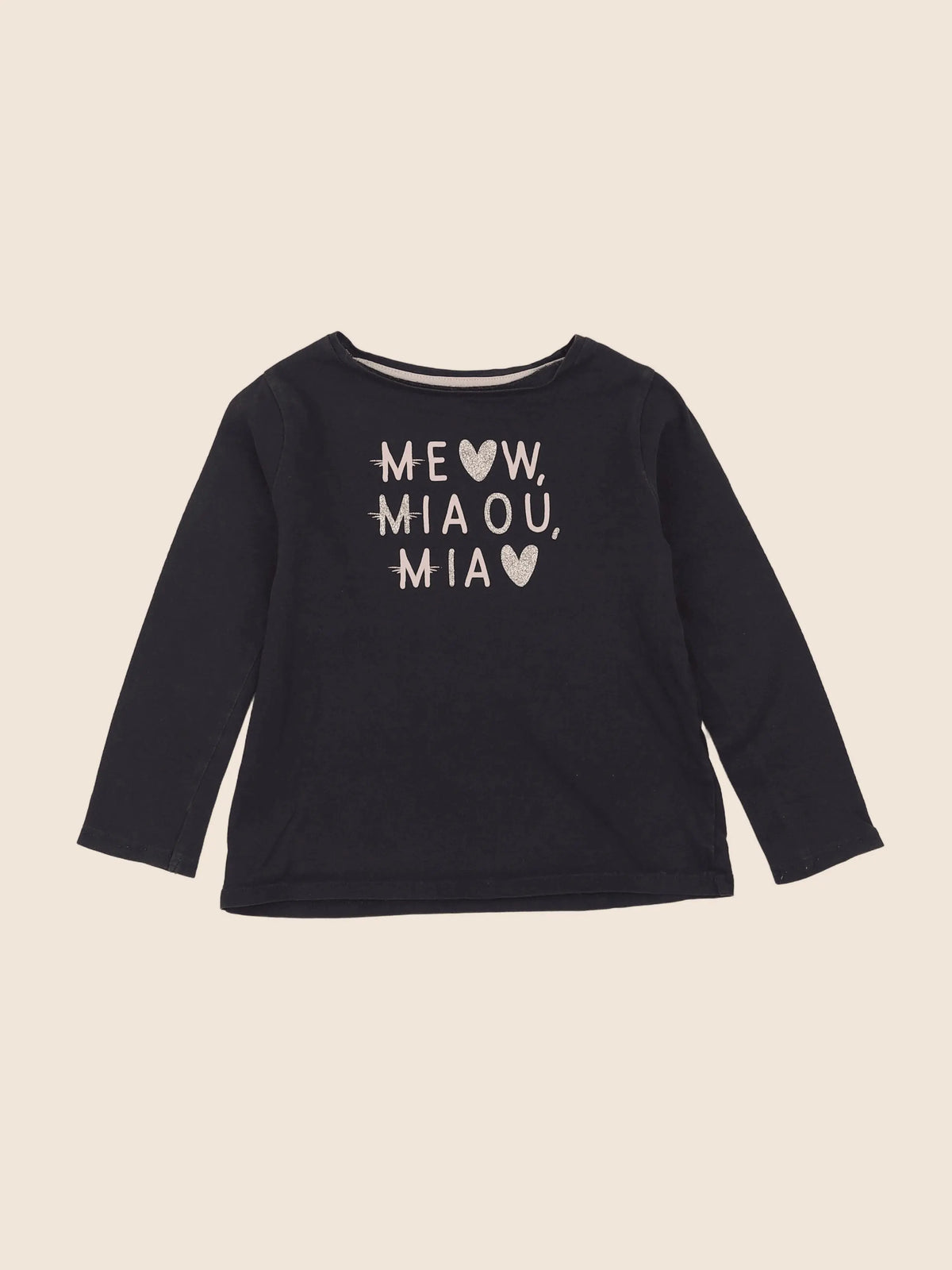Vertbaudet - tee-shirt gris - 4 ans