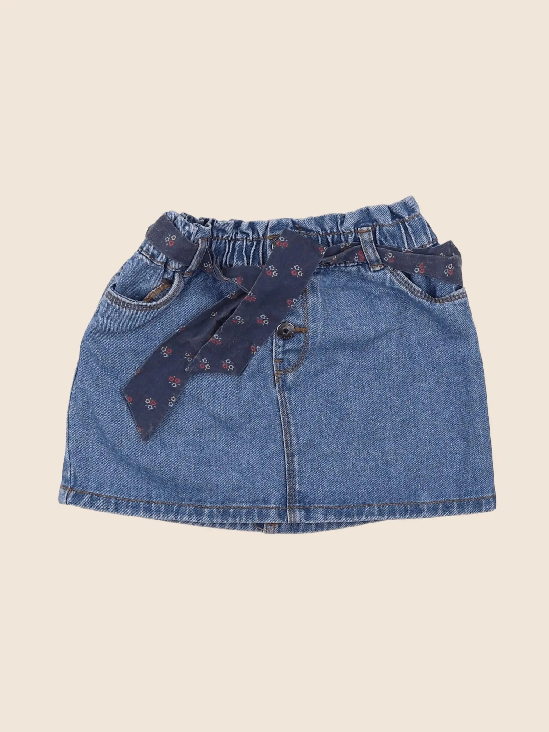 Vertbaudet - jupe bleu - 5 ans