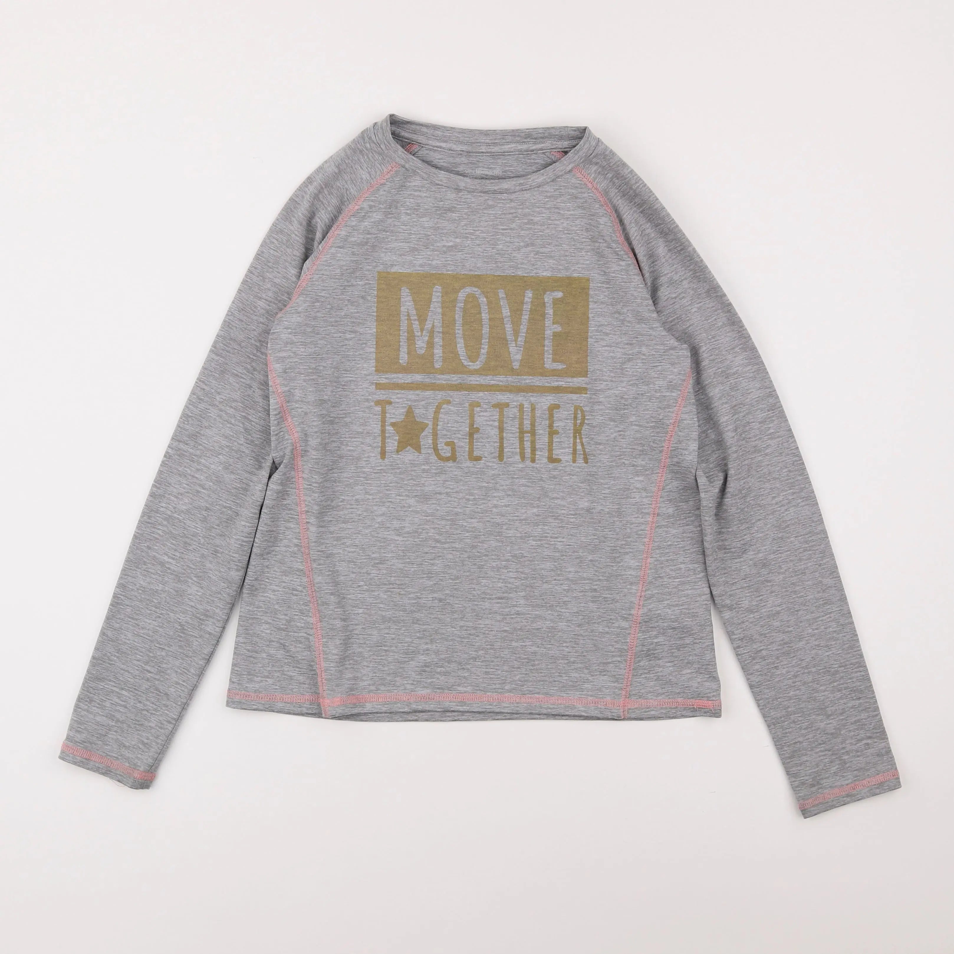 Vertbaudet - tee-shirt gris - 10 ans
