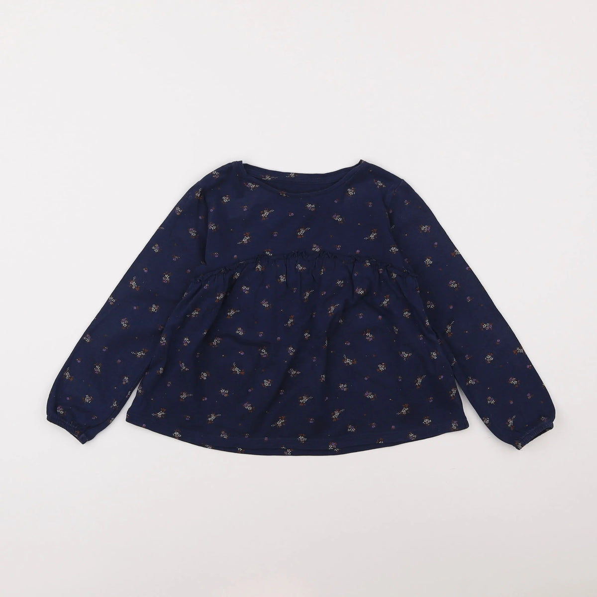 Vertbaudet - tee-shirt bleu - 4 ans