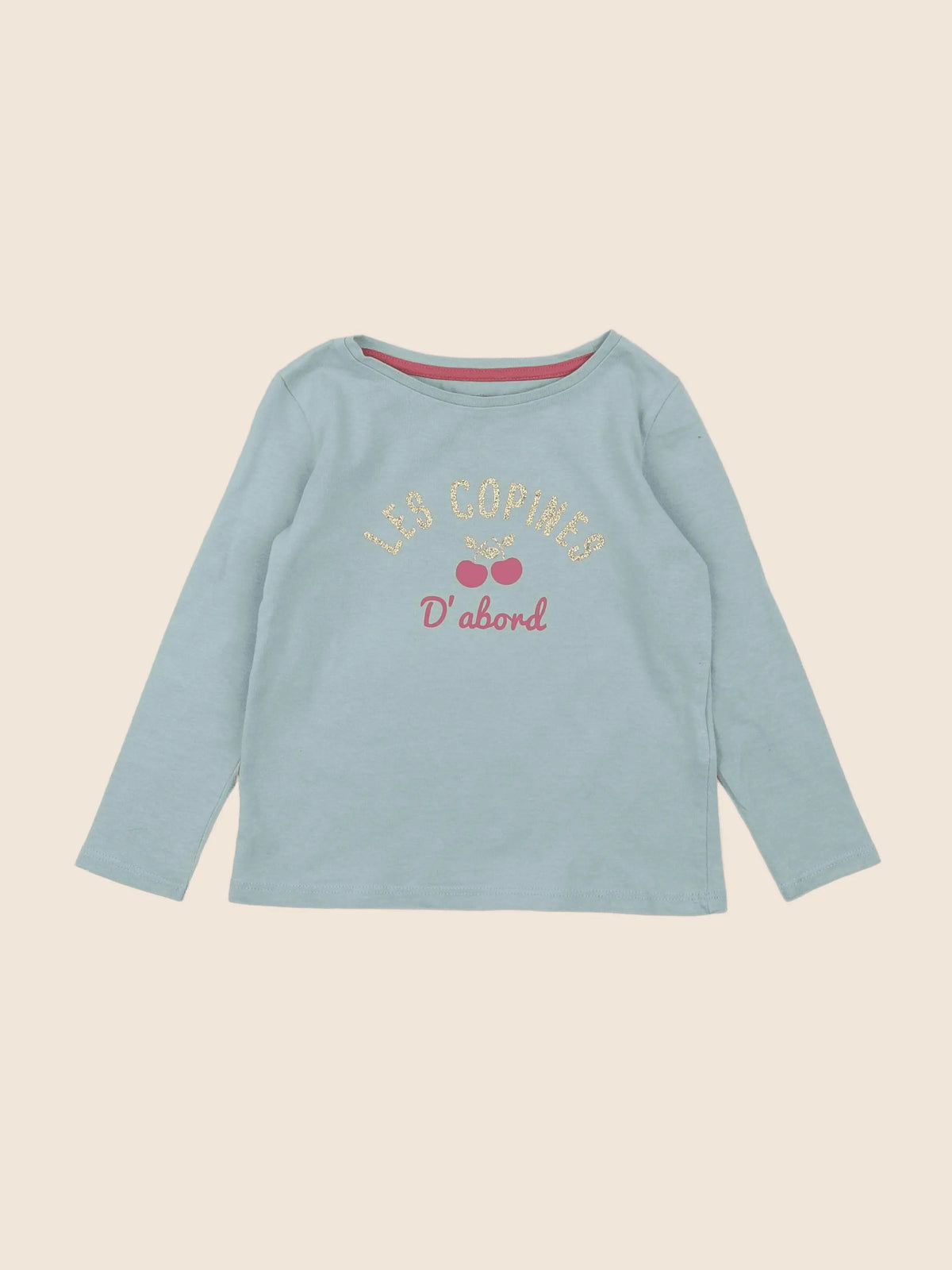 Vertbaudet - tee-shirt bleu - 3 ans