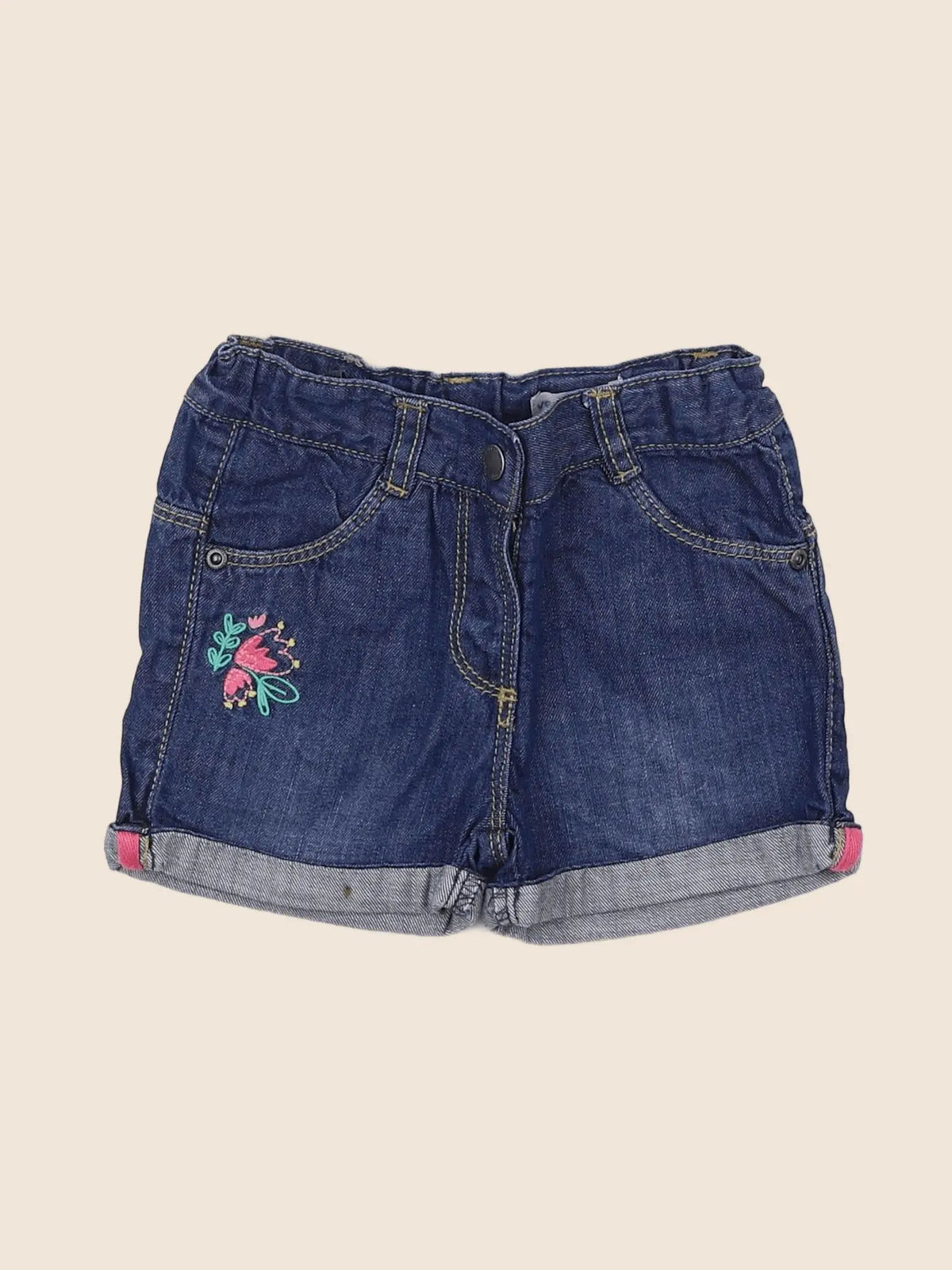 Vertbaudet - short bleu - 18 mois