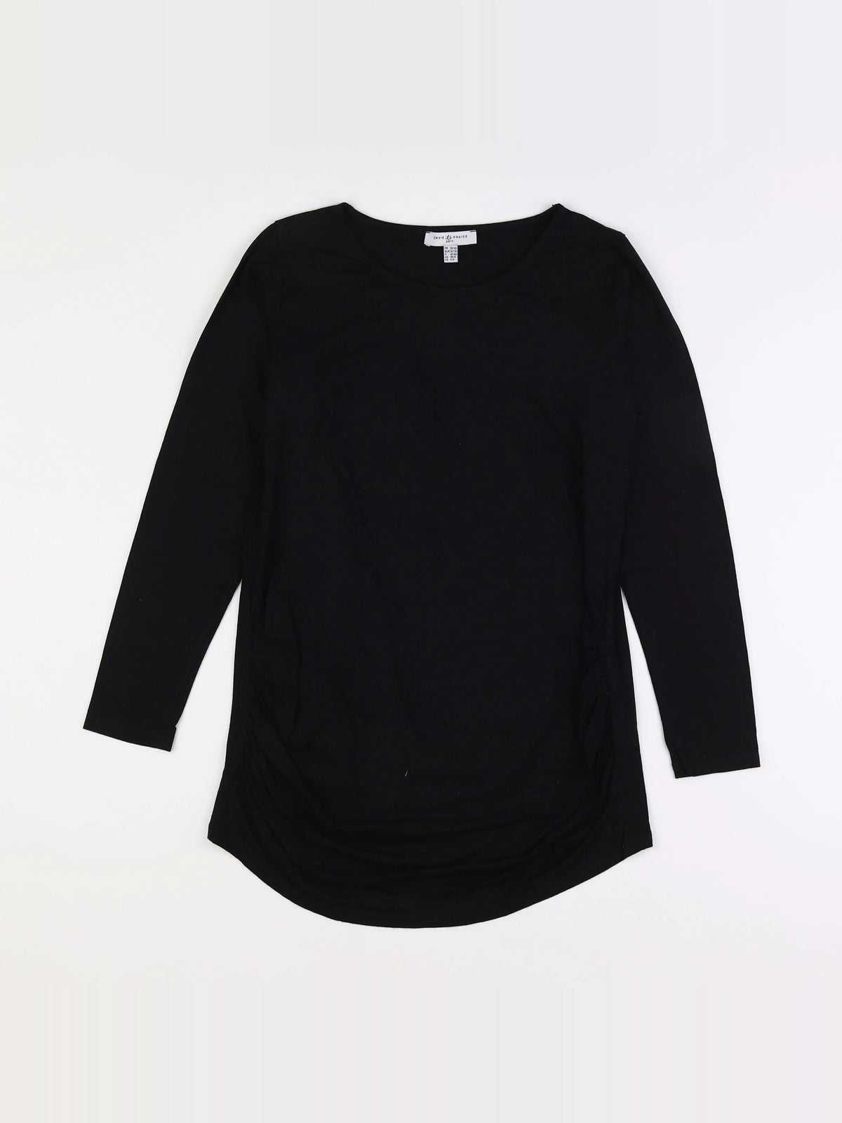 Envie de fraise - tee-shirt grossesse noir - 38 à 40