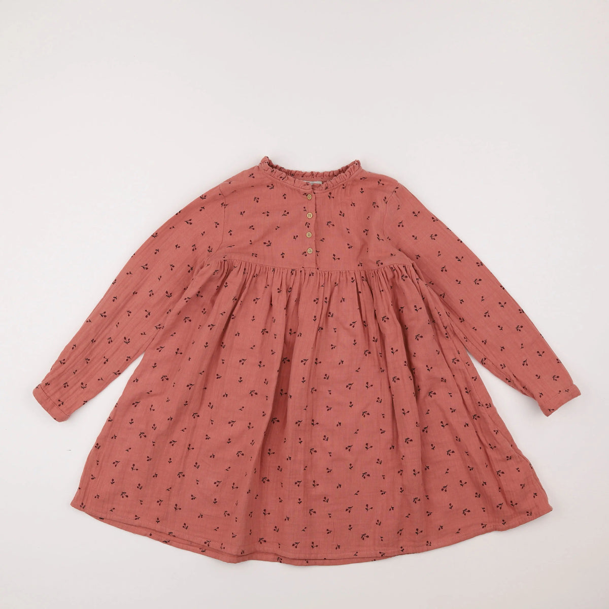 Vertbaudet - robe rouge - 8 ans