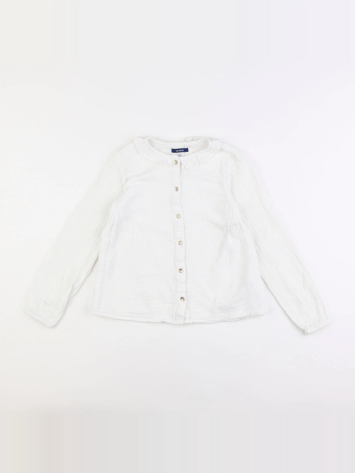 Okaidi - blouse blanc - 8 ans