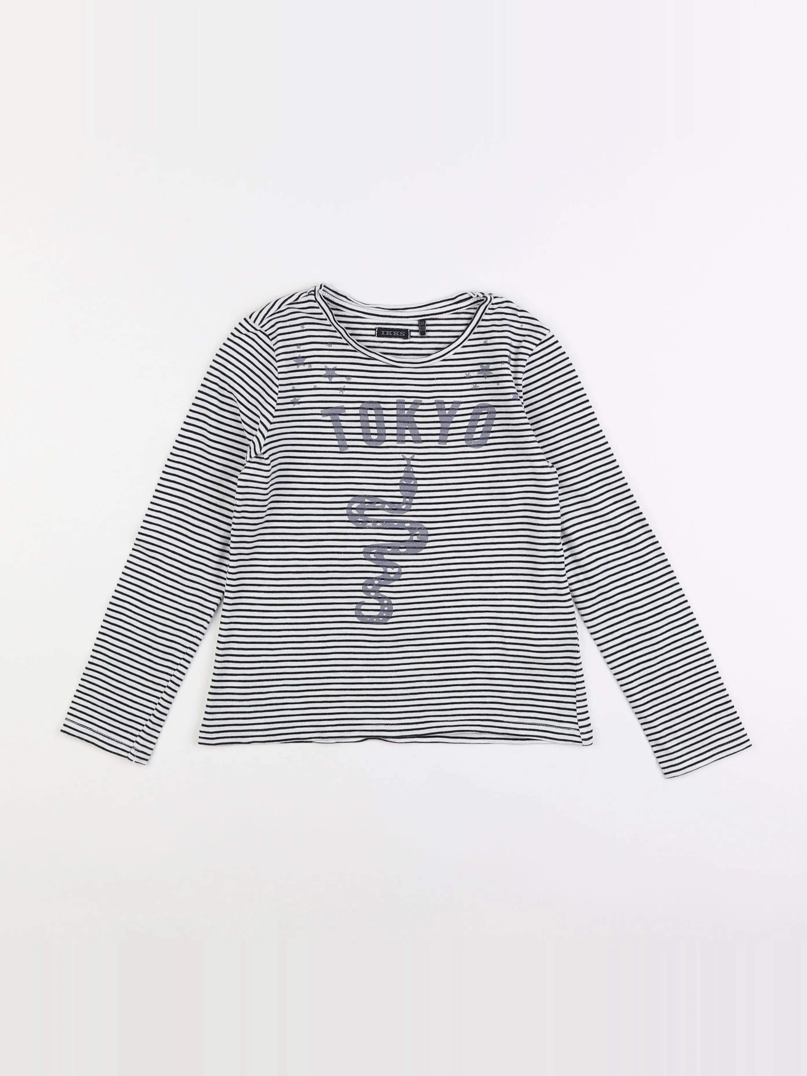 IKKS - tee-shirt noir - 8 ans