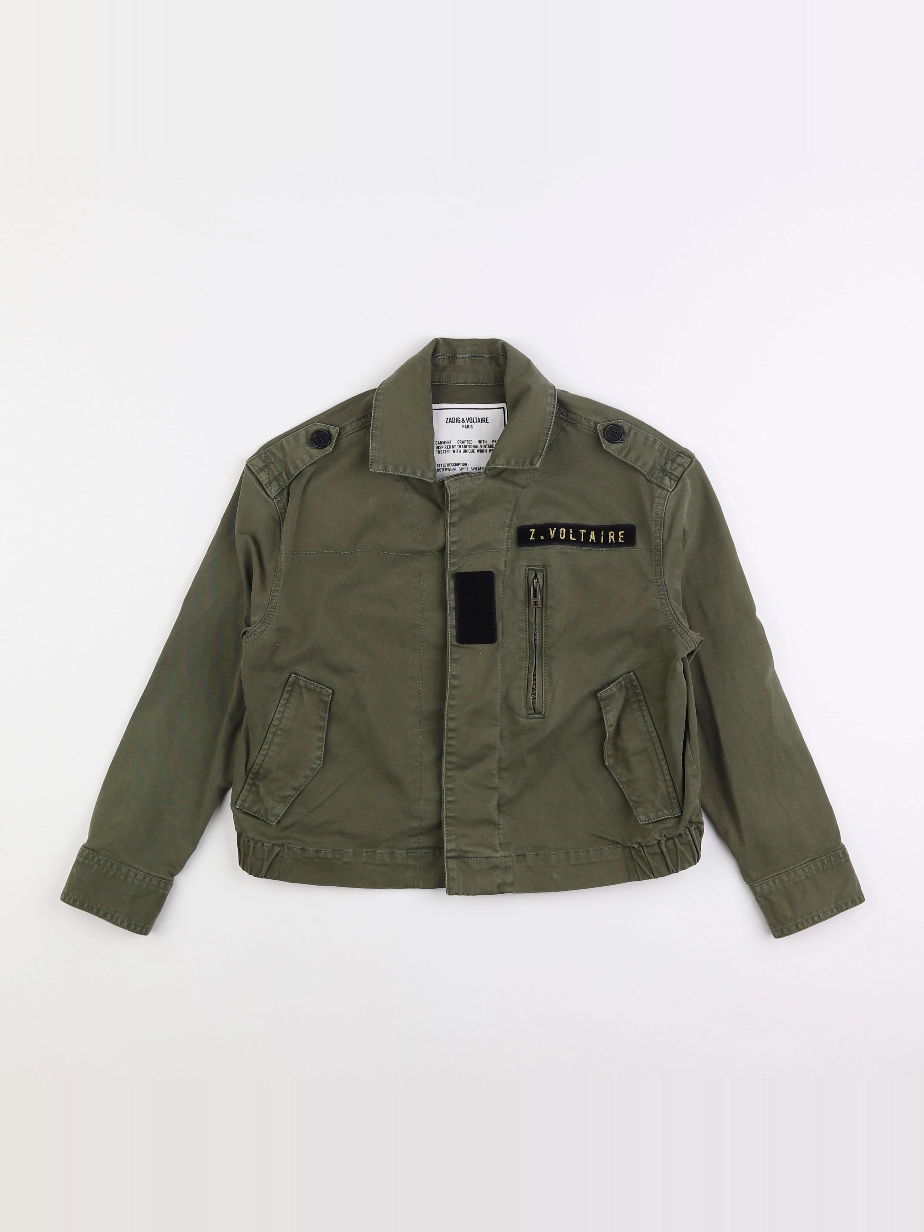Zadig & Voltaire - veste vert - 10 ans