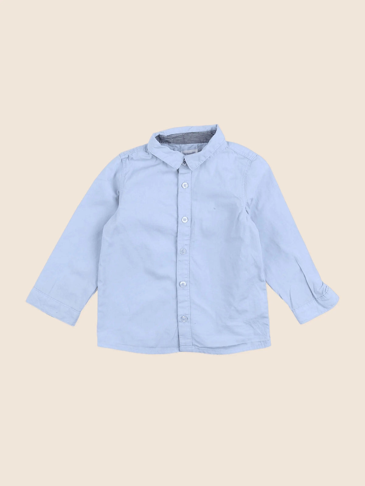 Vertbaudet - chemise bleu - 2 ans