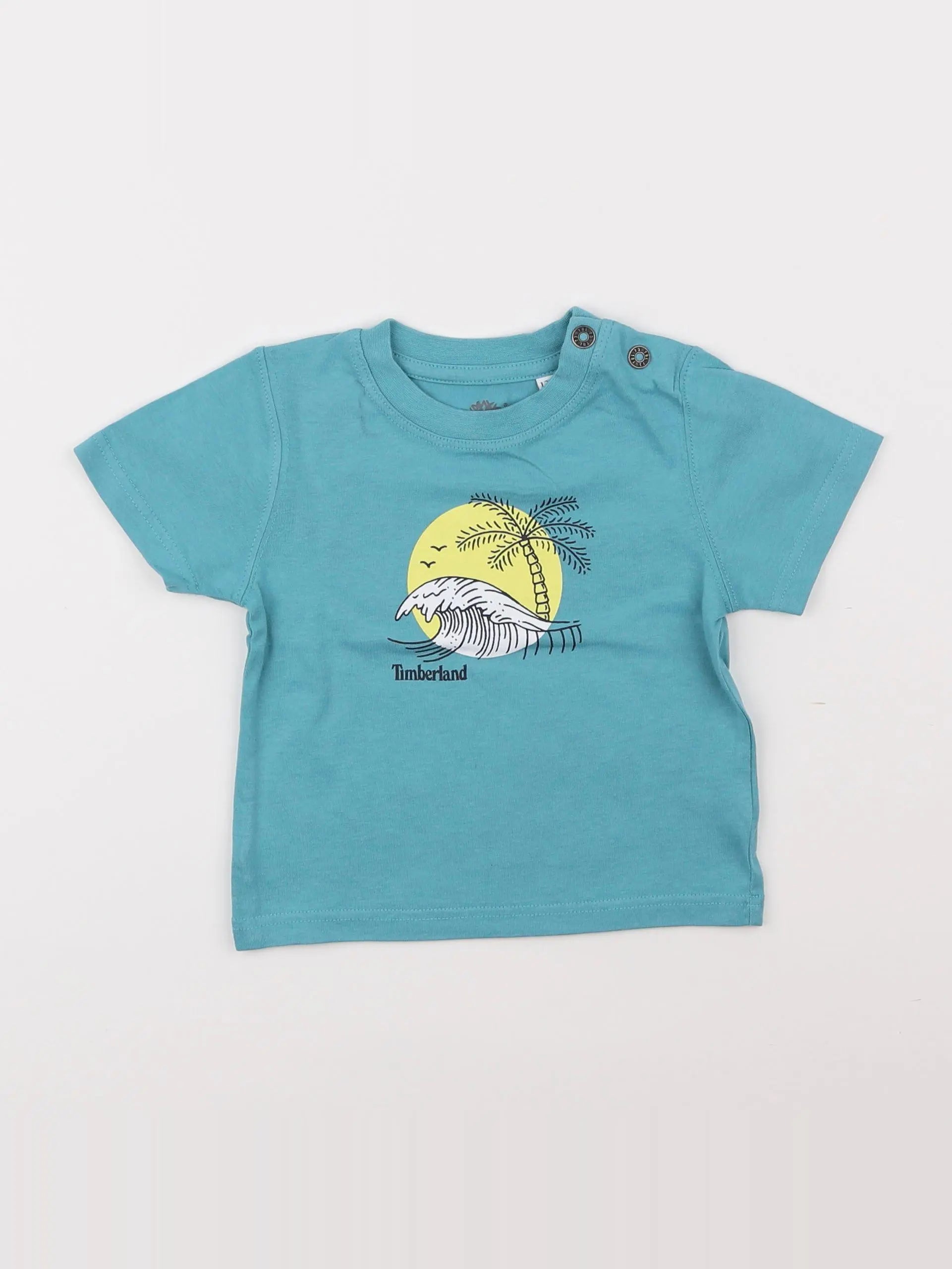 Timberland - tee-shirt bleu - 12 mois