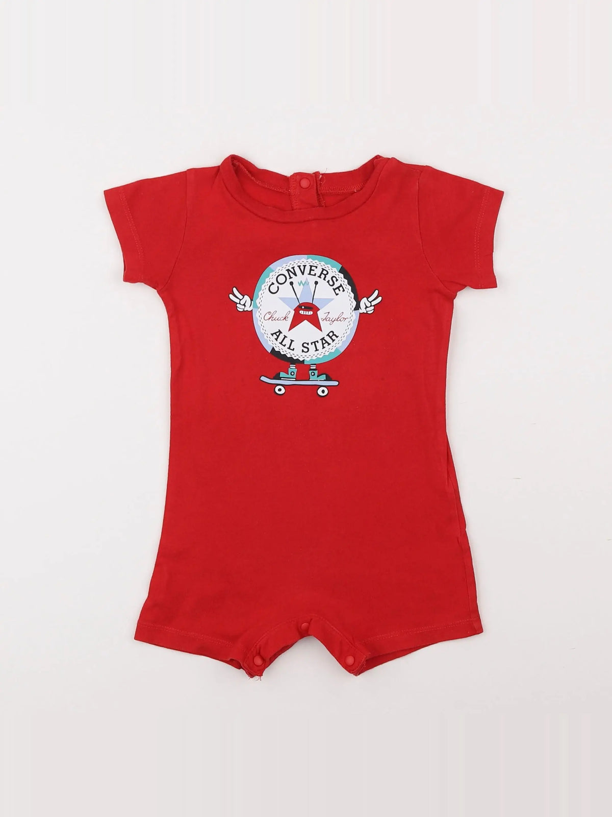 Converse - combinaison rouge - 12 mois