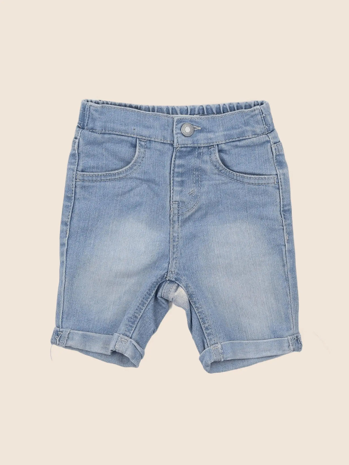 Levi's - short bleu - 12 mois