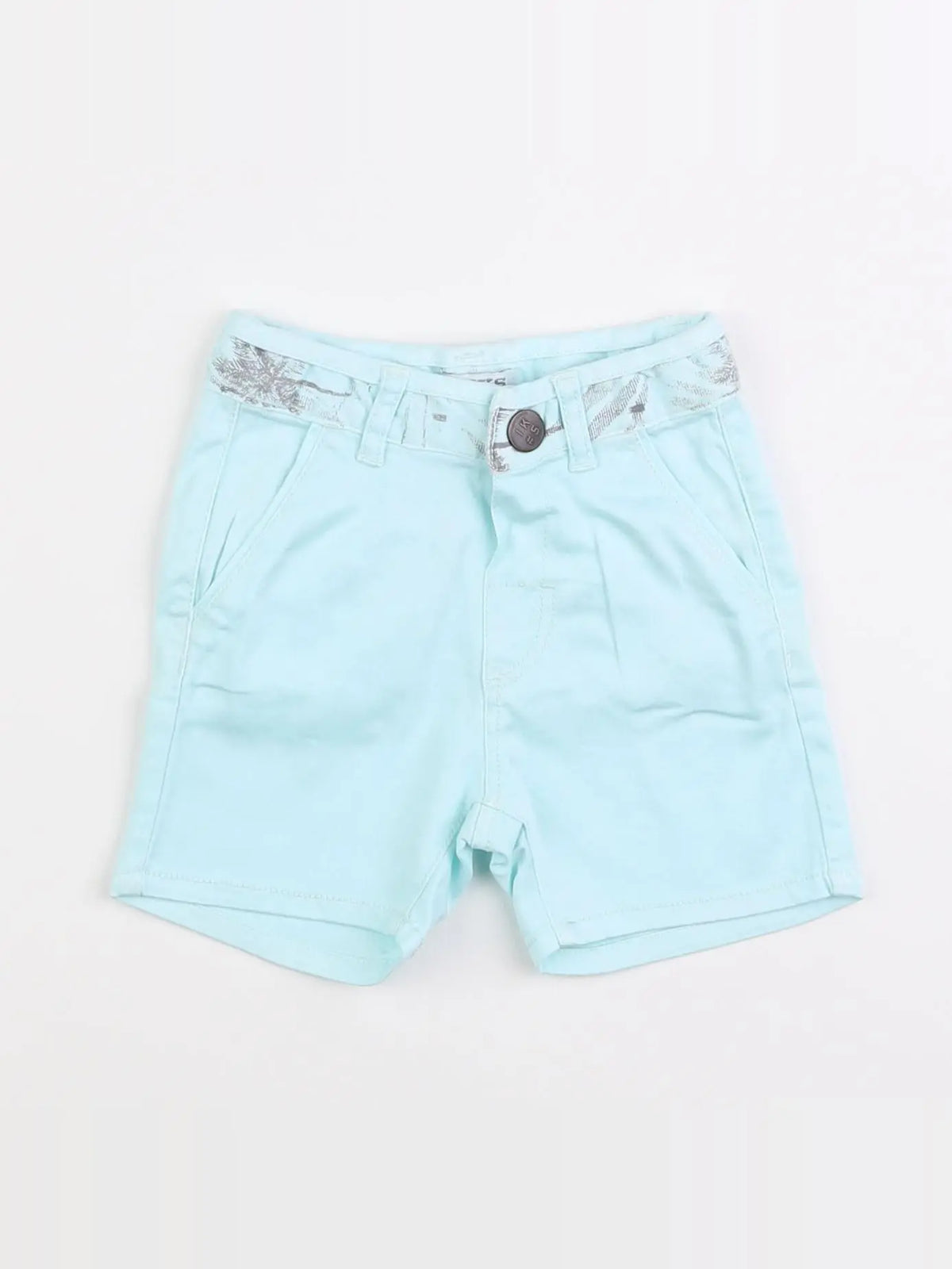 IKKS - short bleu - 6 mois