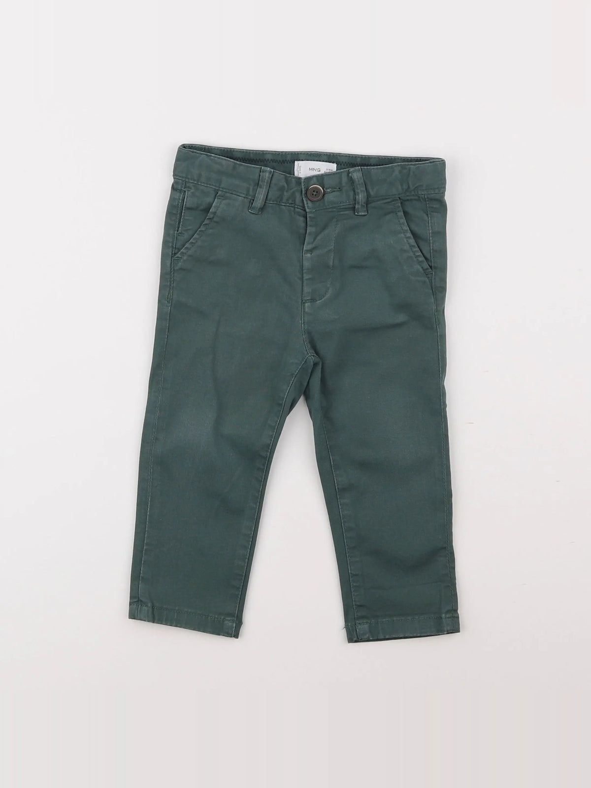 Mango - pantalon vert - 12/18 mois