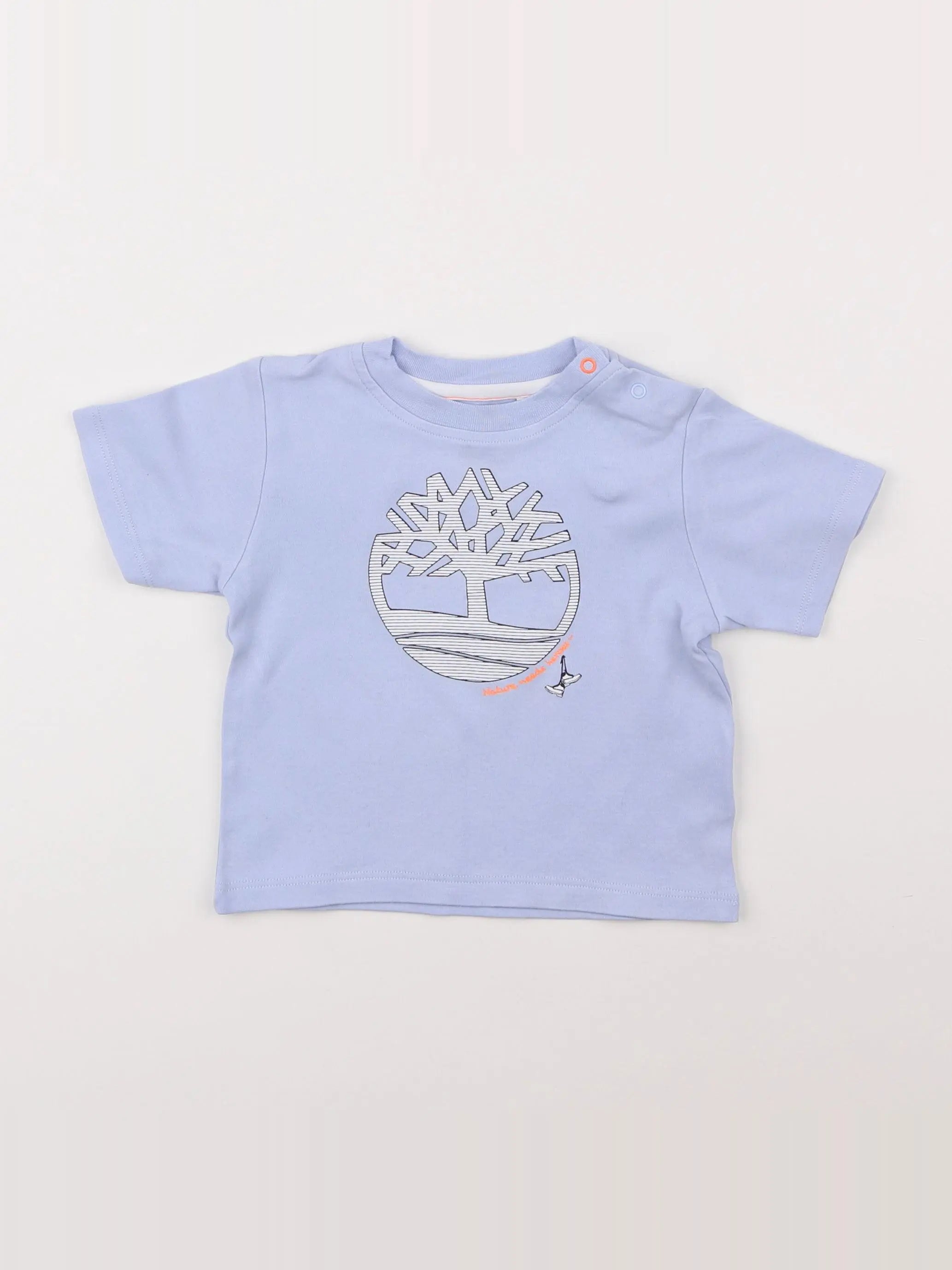 Timberland - tee-shirt bleu - 12 mois