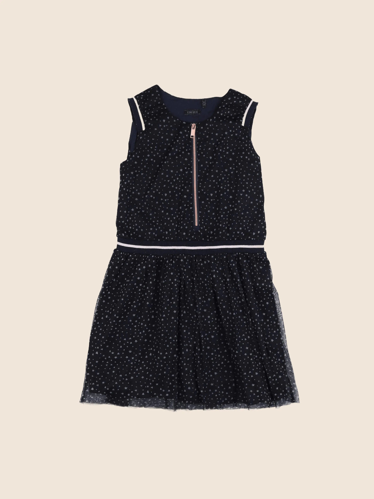 IKKS - robe noir - 8 ans