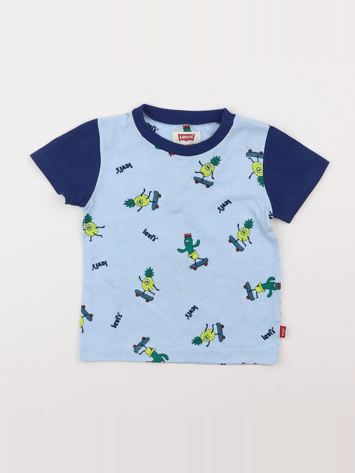 Levi's - tee-shirt bleu - 12 mois