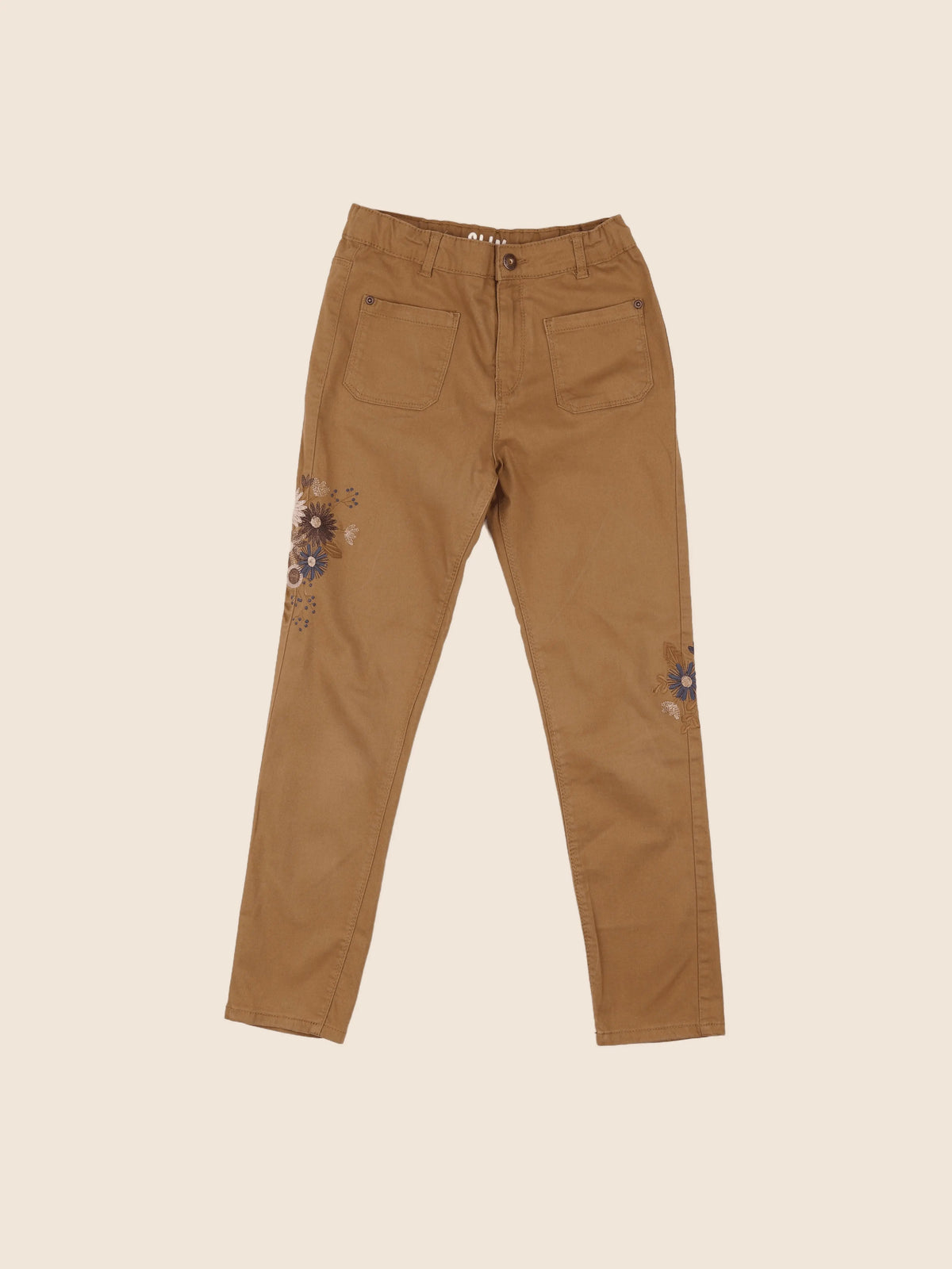 Vertbaudet - pantalon marron - 10 ans