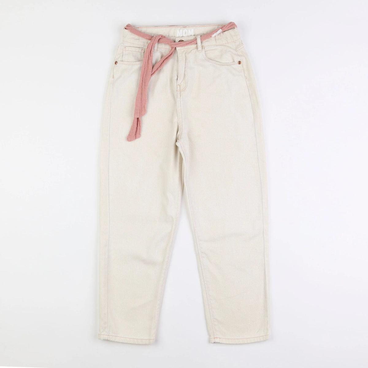 Vertbaudet - jean beige - 10 ans