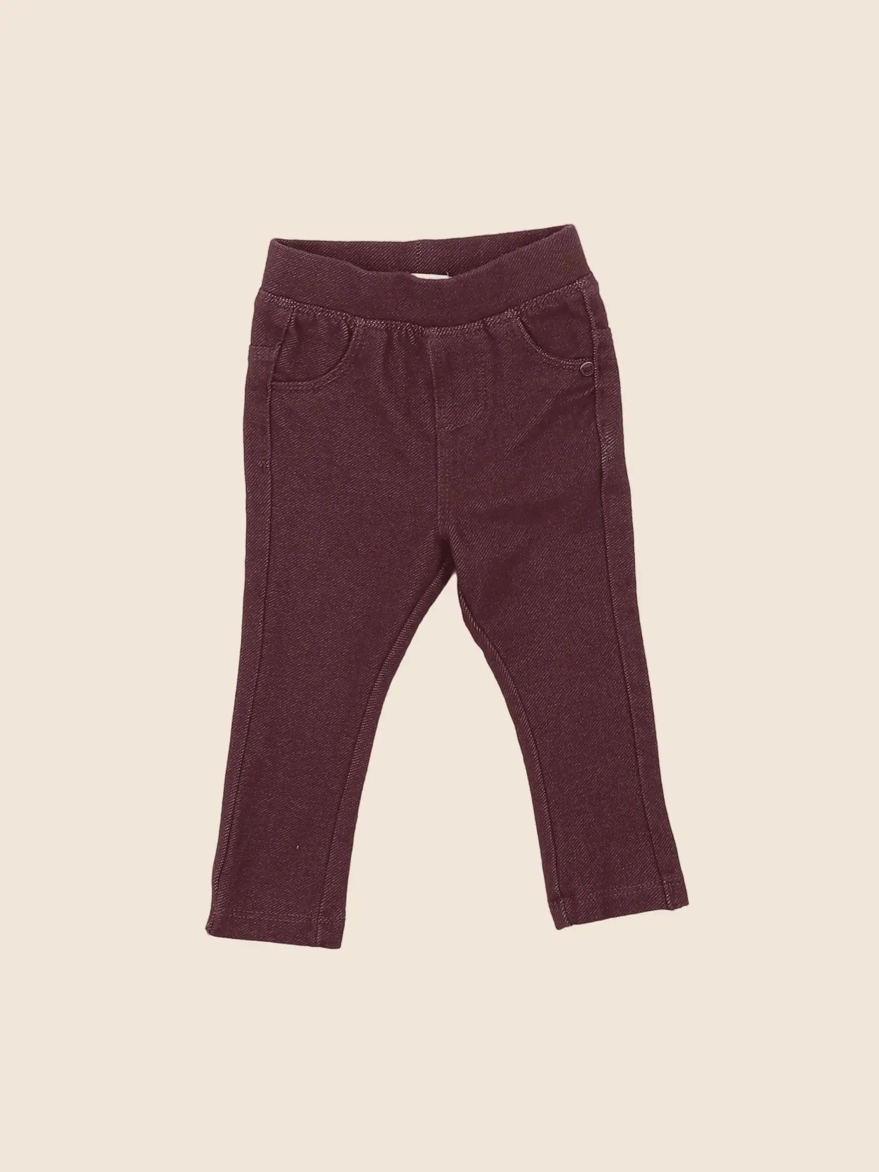 Vertbaudet - legging violet - 3 mois