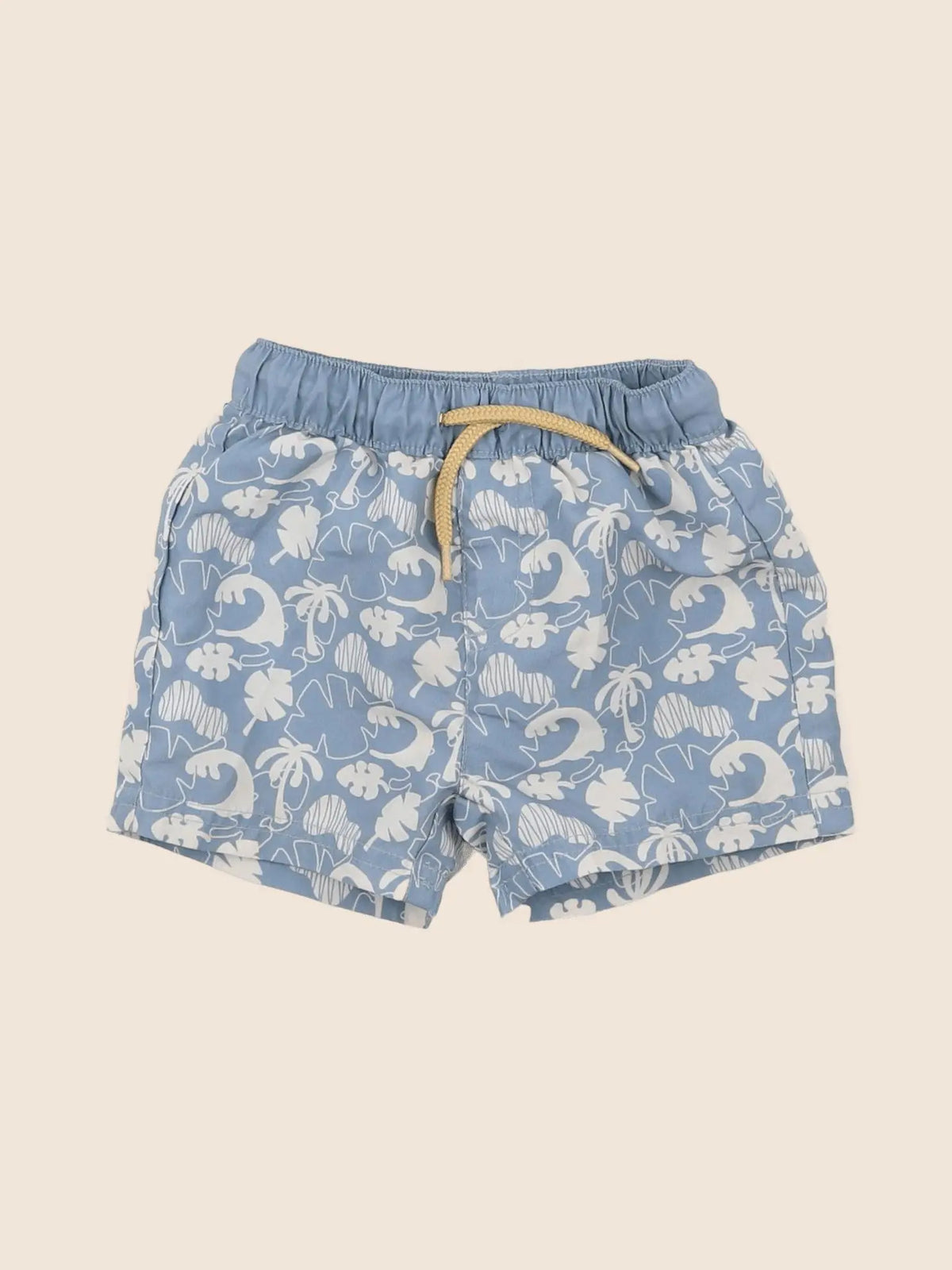 Vertbaudet - maillot de bain bleu - 9 mois