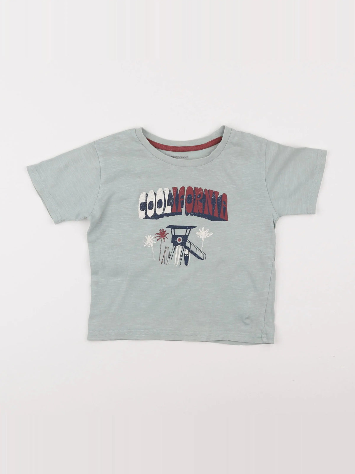 Vertbaudet - tee-shirt vert - 4 ans