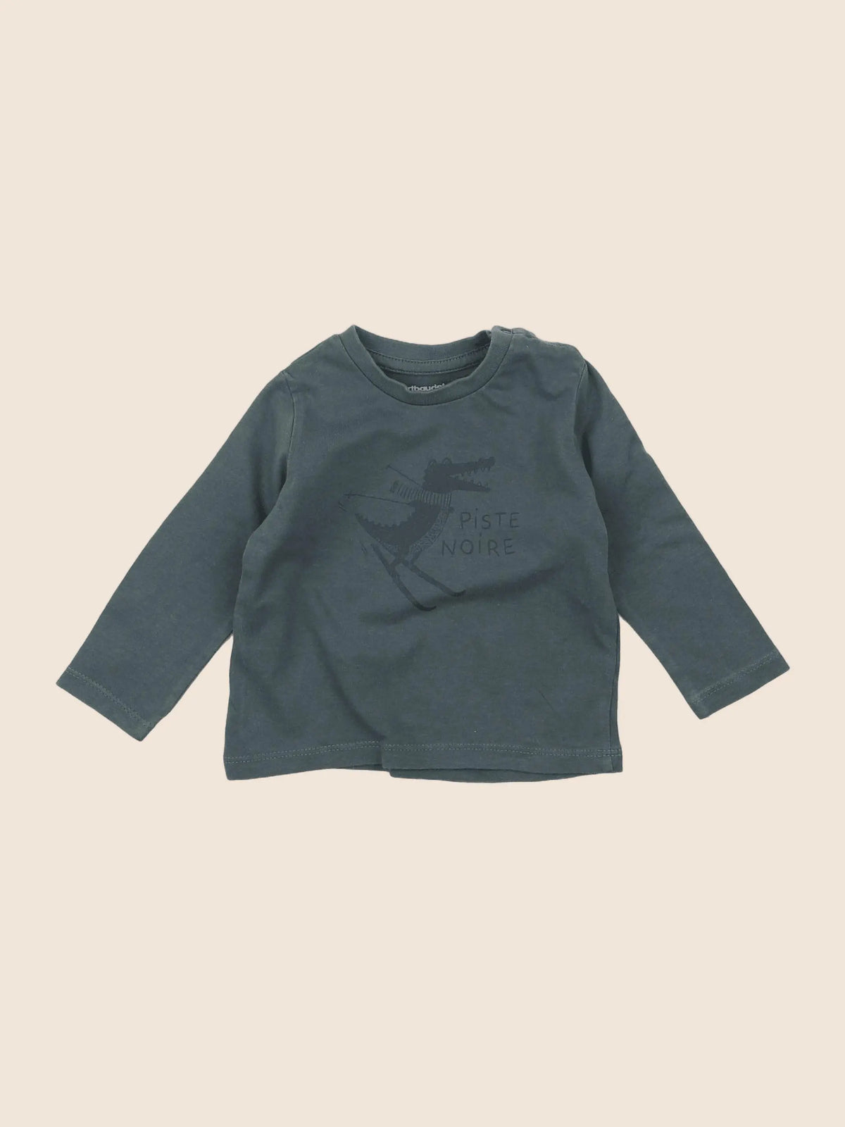 Vertbaudet - tee-shirt vert - 9 mois