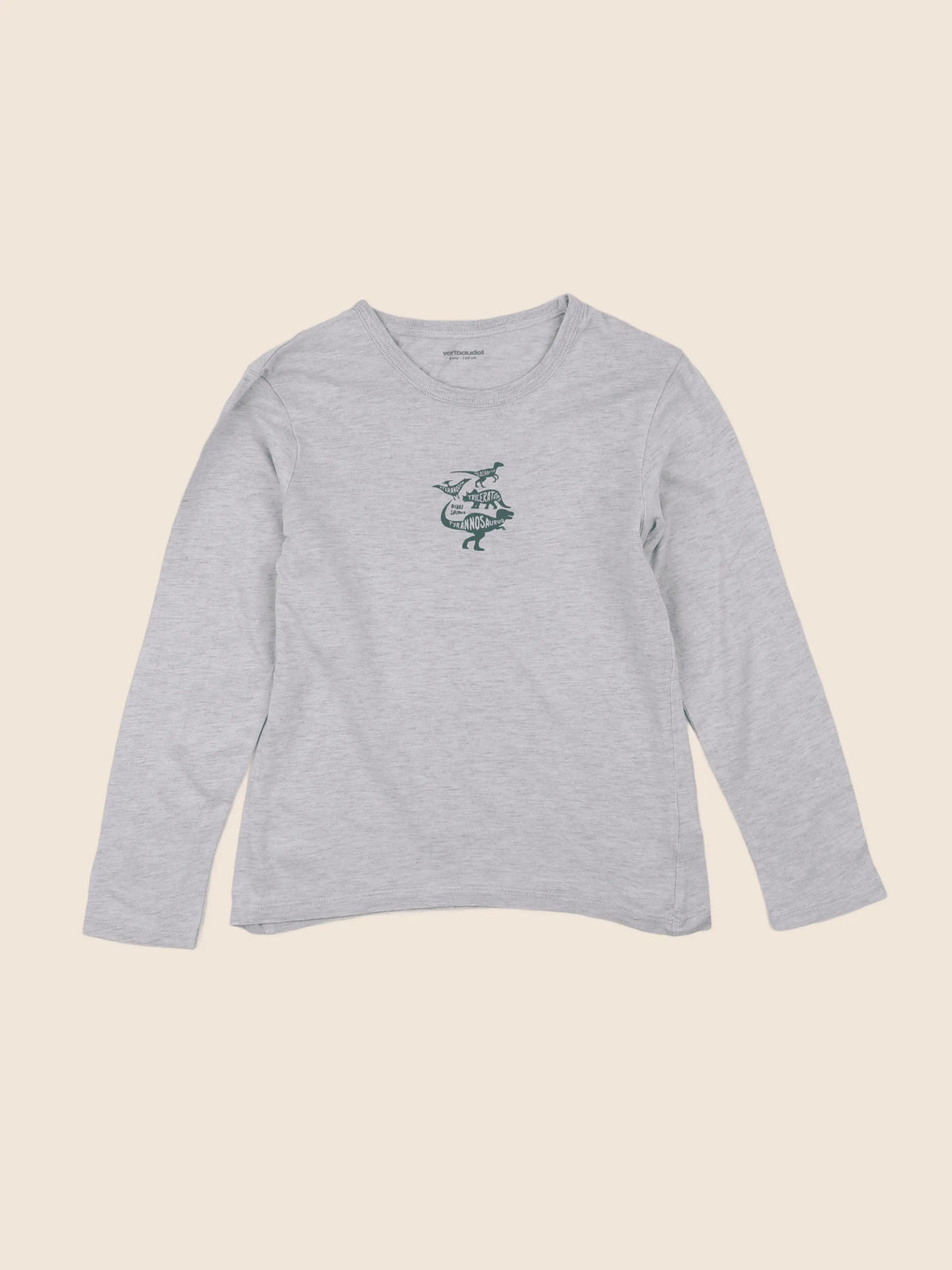Vertbaudet - tee-shirt gris - 8 ans