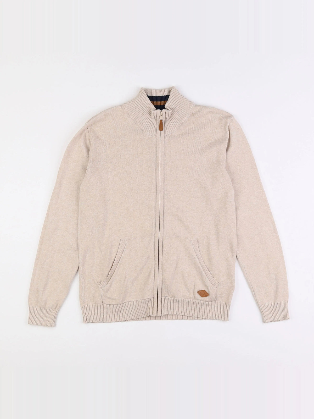 Vertbaudet - gilet beige - 12 ans