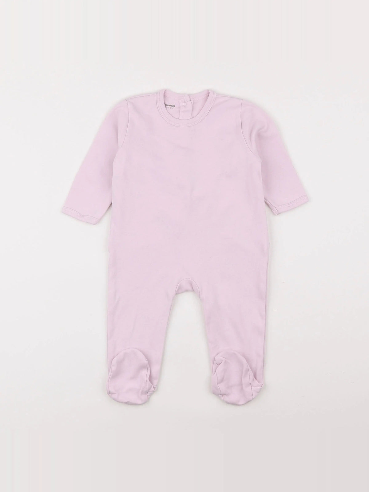 Vertbaudet - pyjama coton rose - 9 mois