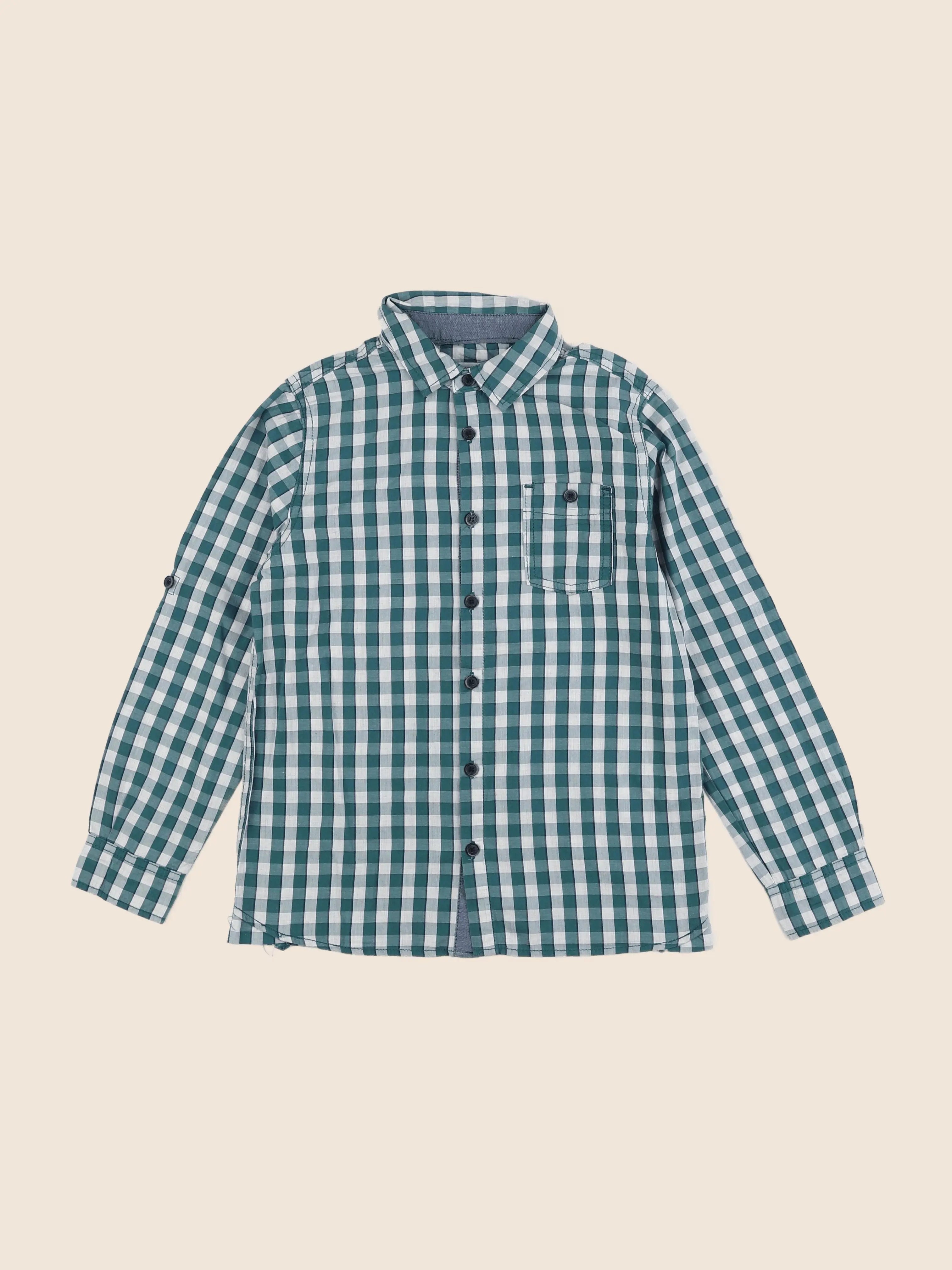 Okaidi - chemise vert - 10 ans