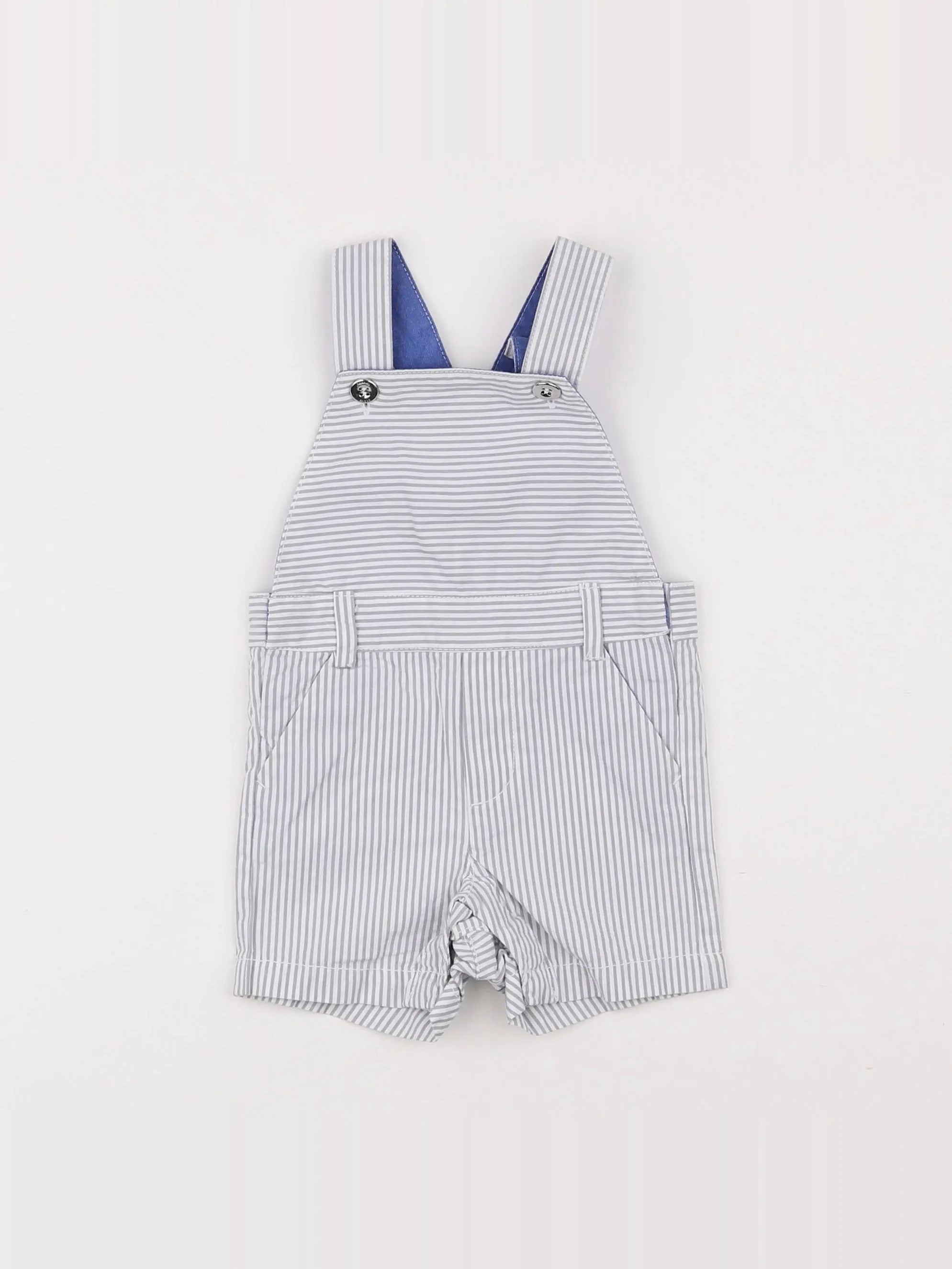 Jacadi - salopette gris - 6 mois