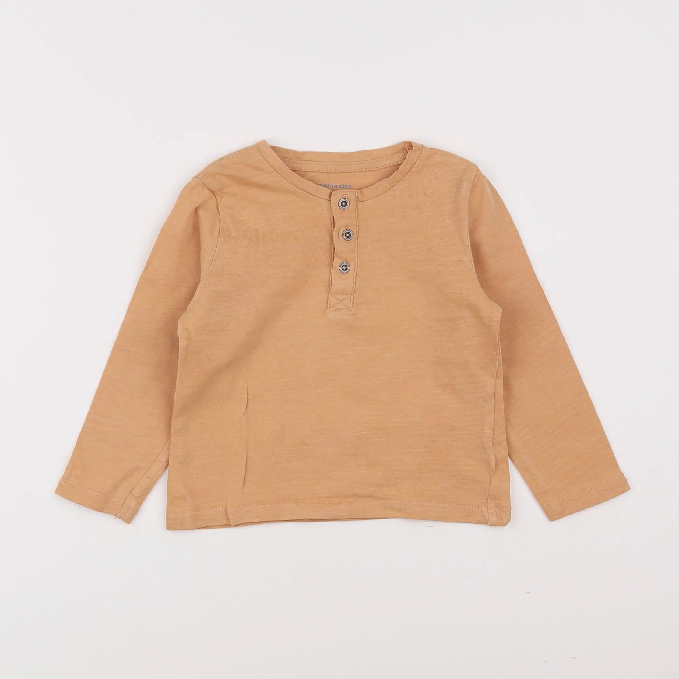 Vertbaudet - tee-shirt marron - 18 mois