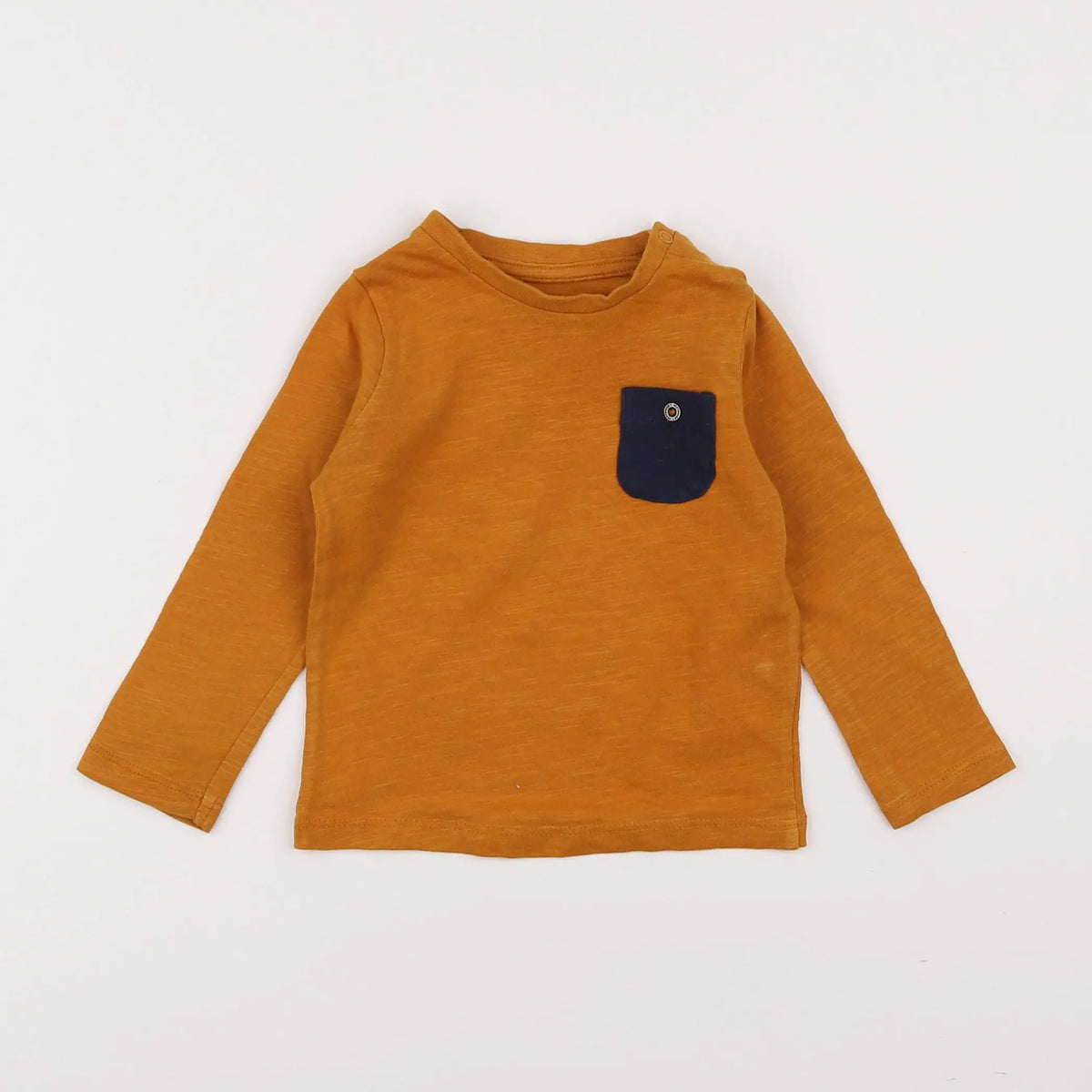 Vertbaudet - tee-shirt orange - 6 mois